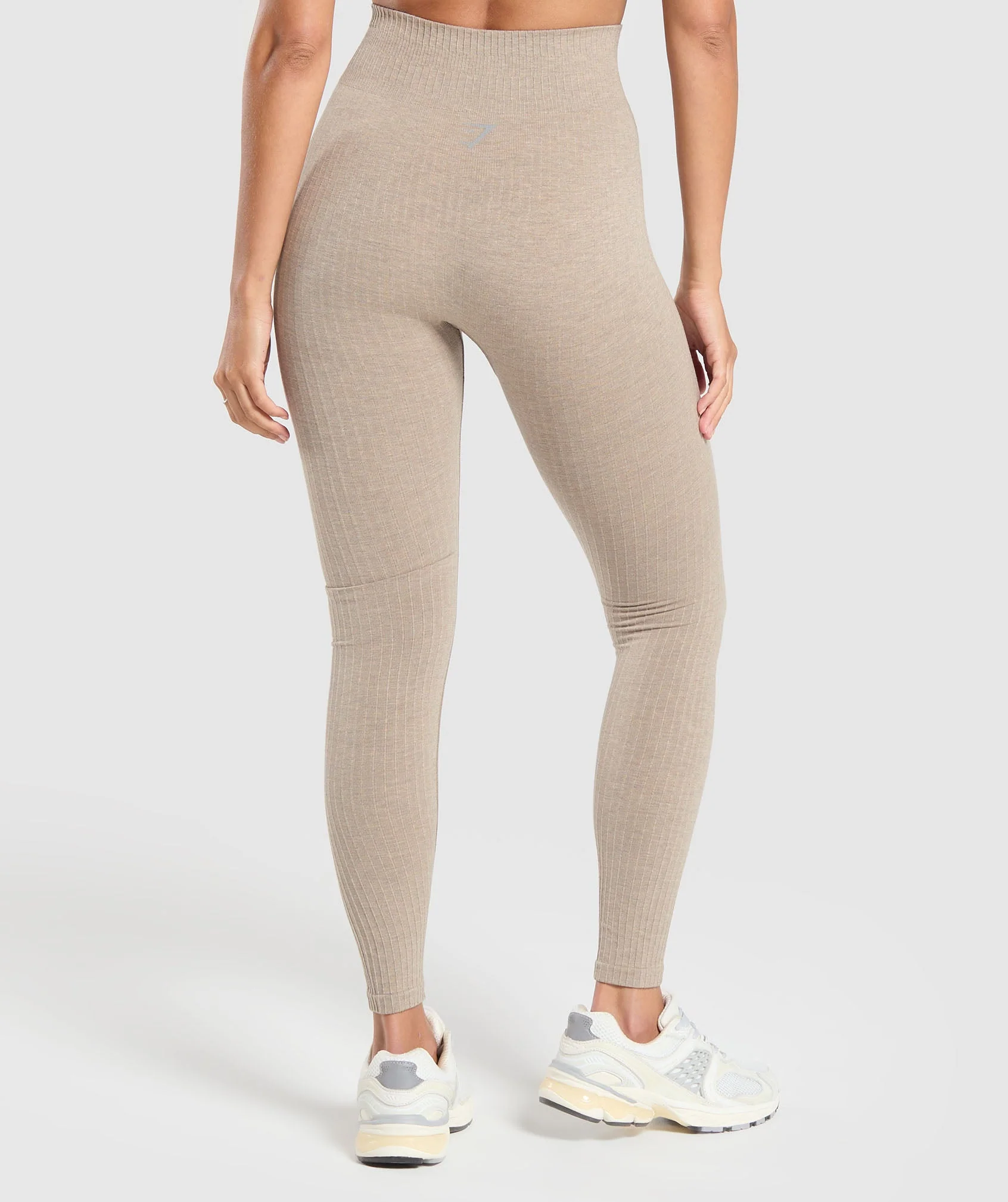 Gymshark Luxe Seamless Leggings - Pebble Brown Marl