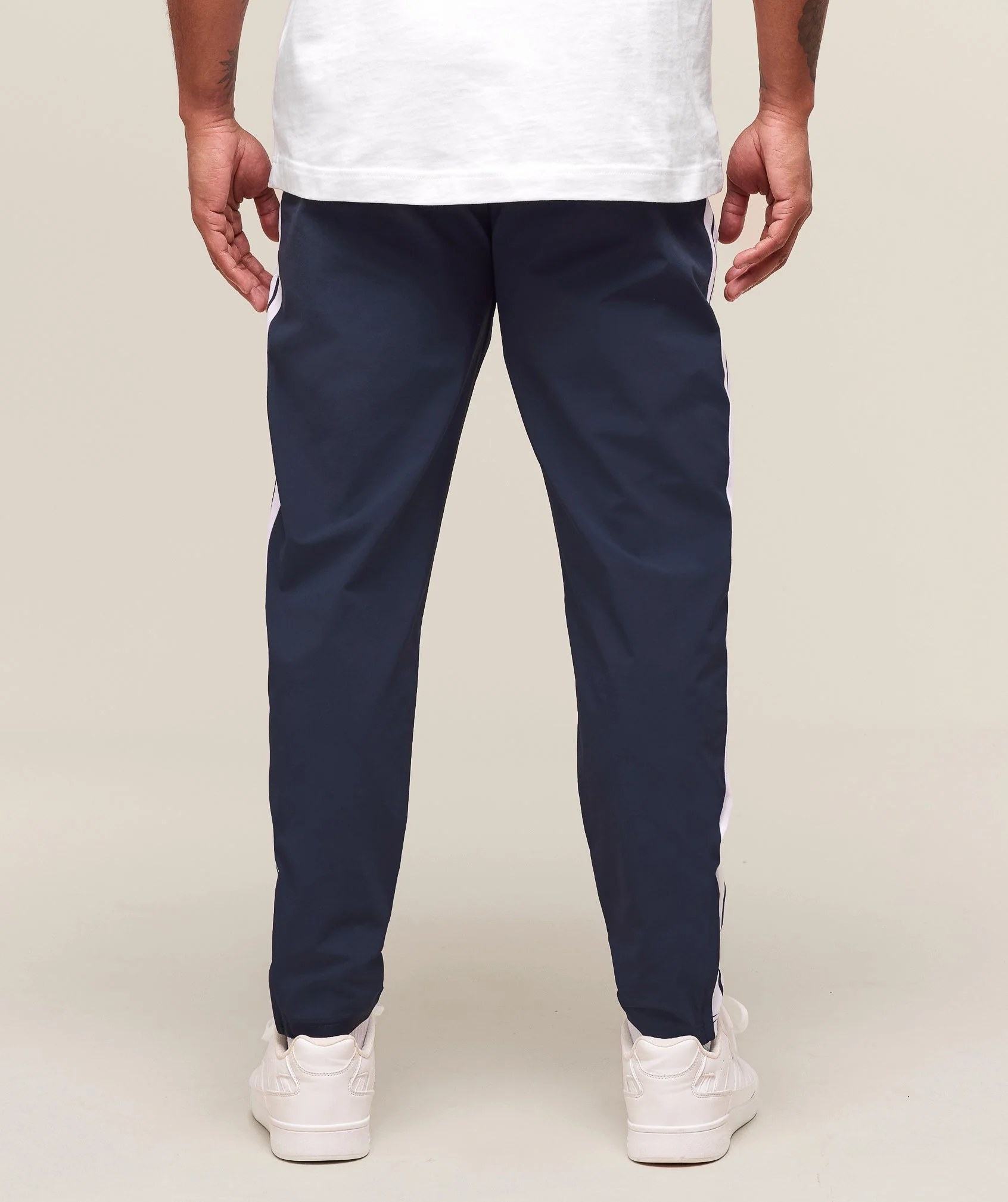 Gymshark Retro Side Stripe Joggers - Heavy Blue