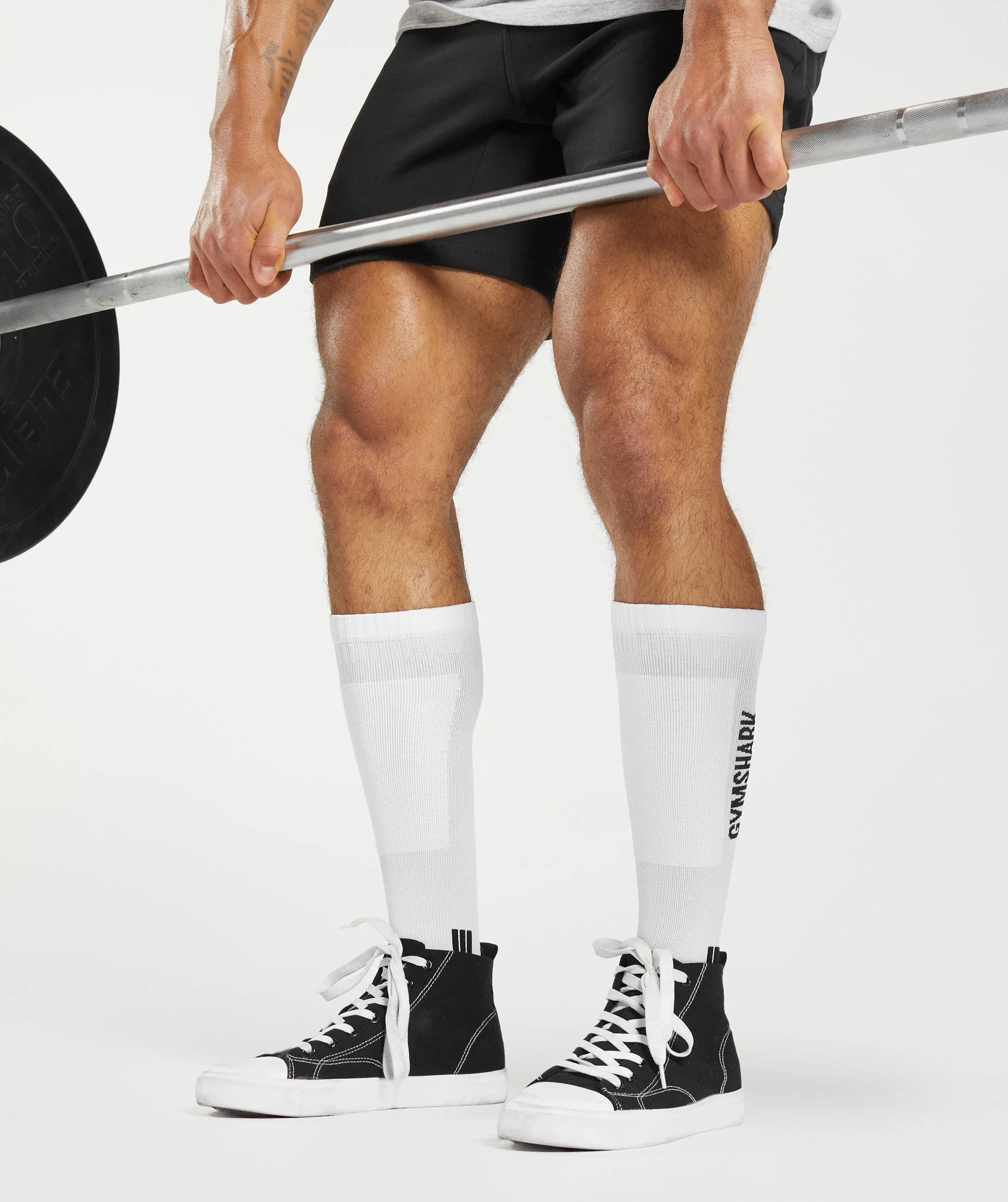 Gymshark Weightlifting Socks - White