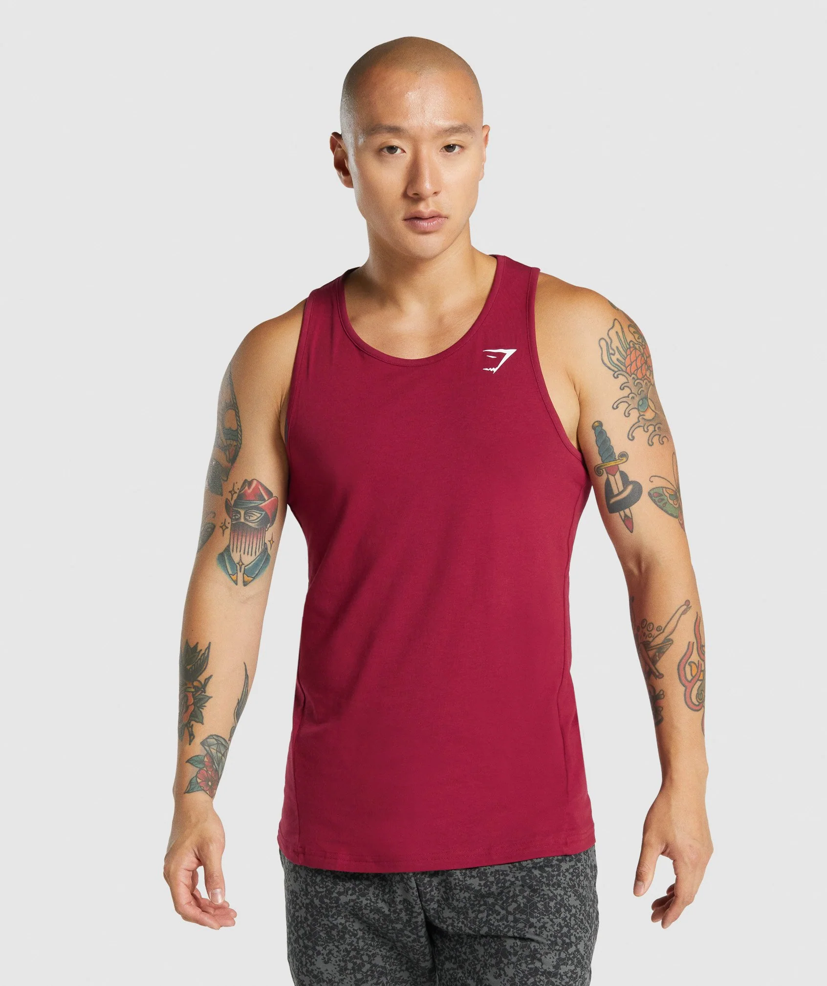 Gymshark Critical 2.0 Tank - Burgundy