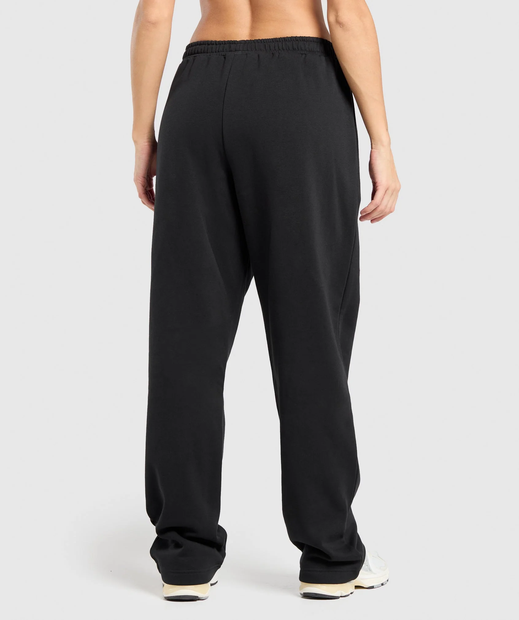 Gymshark Training Fleece Straight Leg Joggers - Black