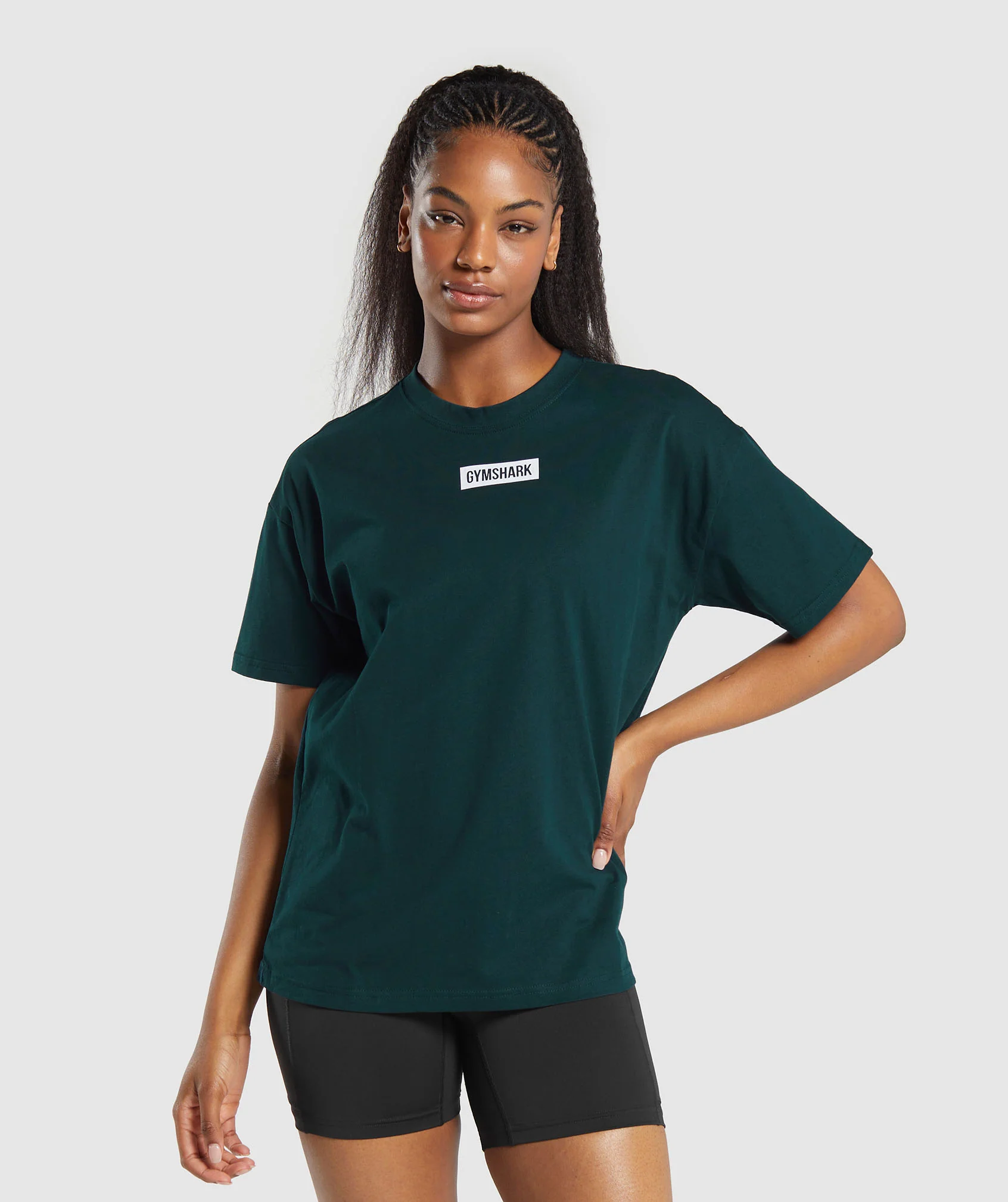Gymshark Block Oversized T-Shirt - Strong Teal
