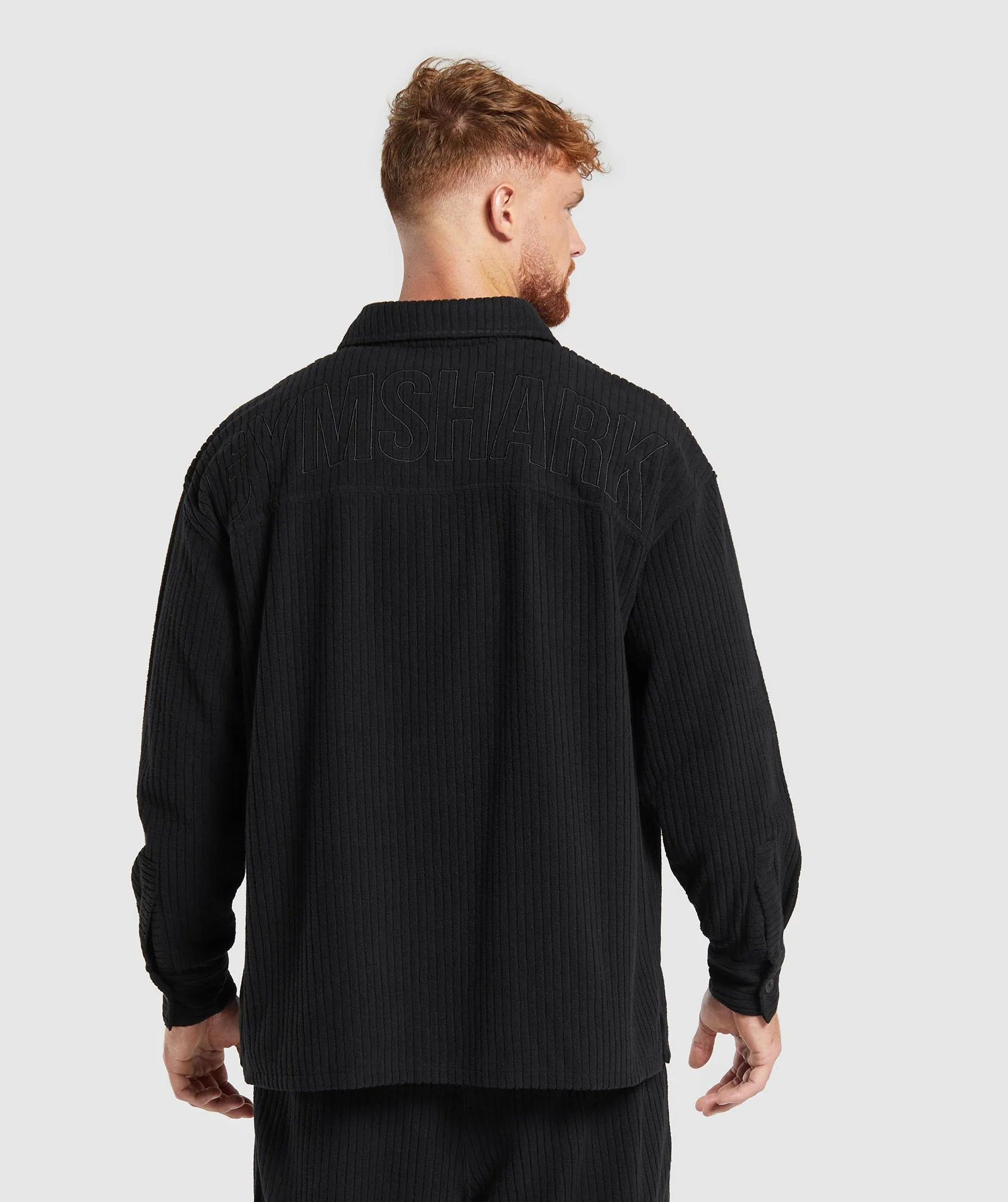 Gymshark Cord Overshirt - Black
