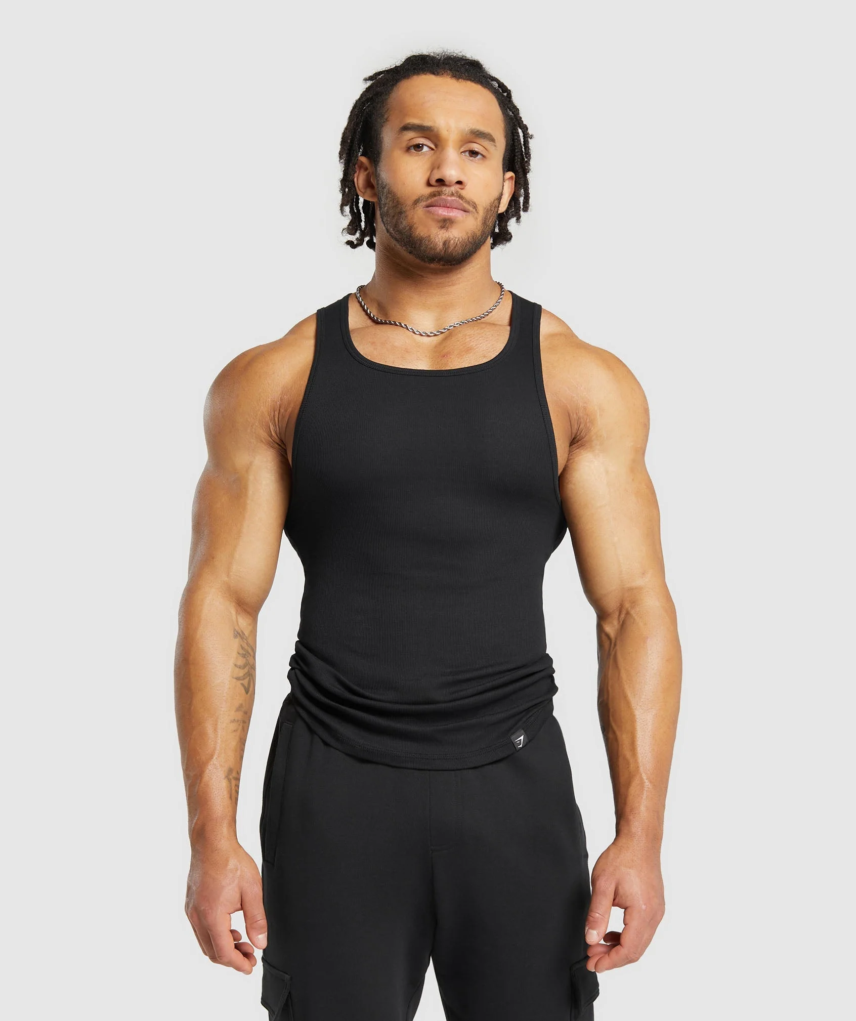 Gymshark Ribbed Tank 3 Pack - Black