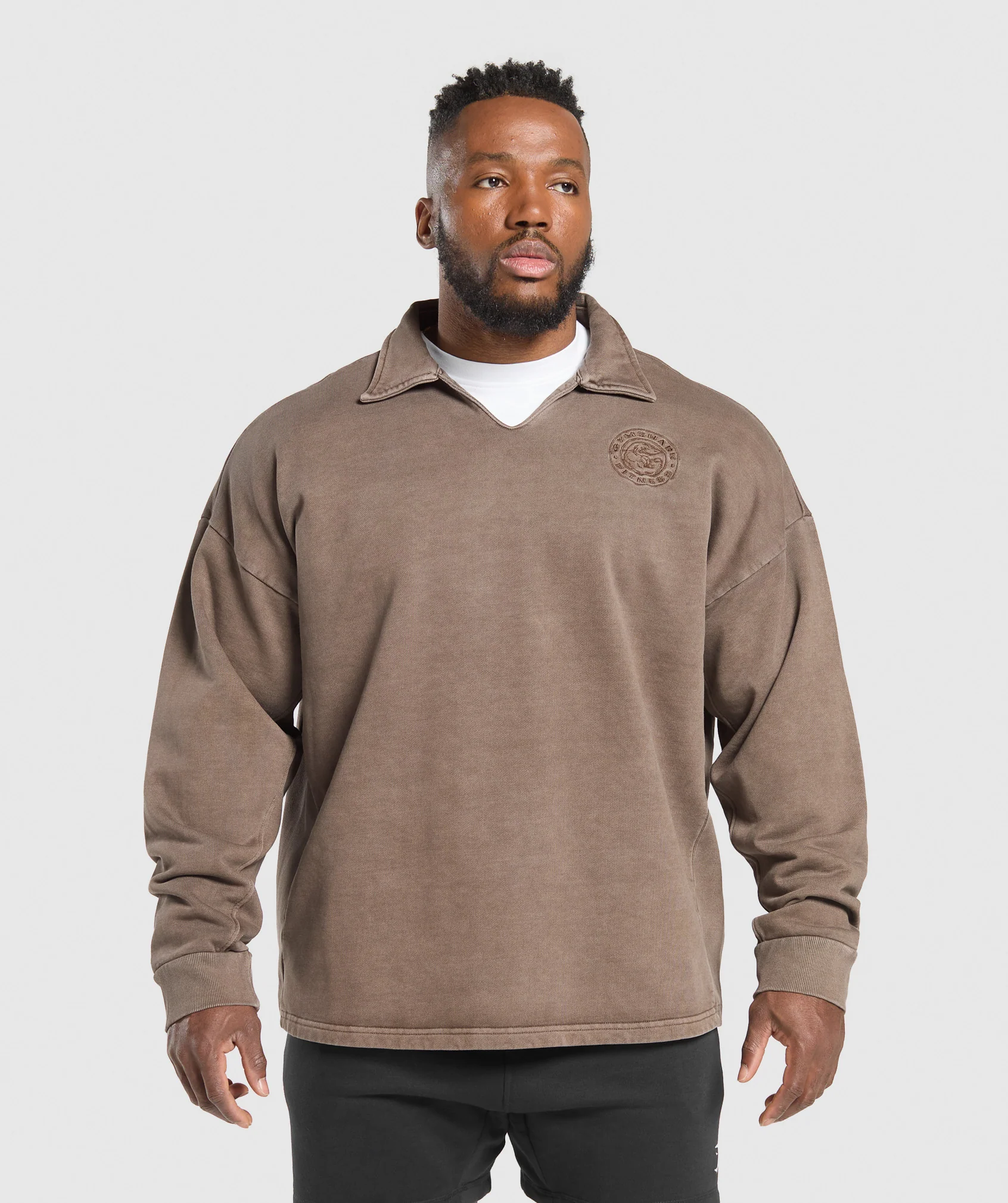 Gymshark Premium Legacy Pullover - Soft Brown