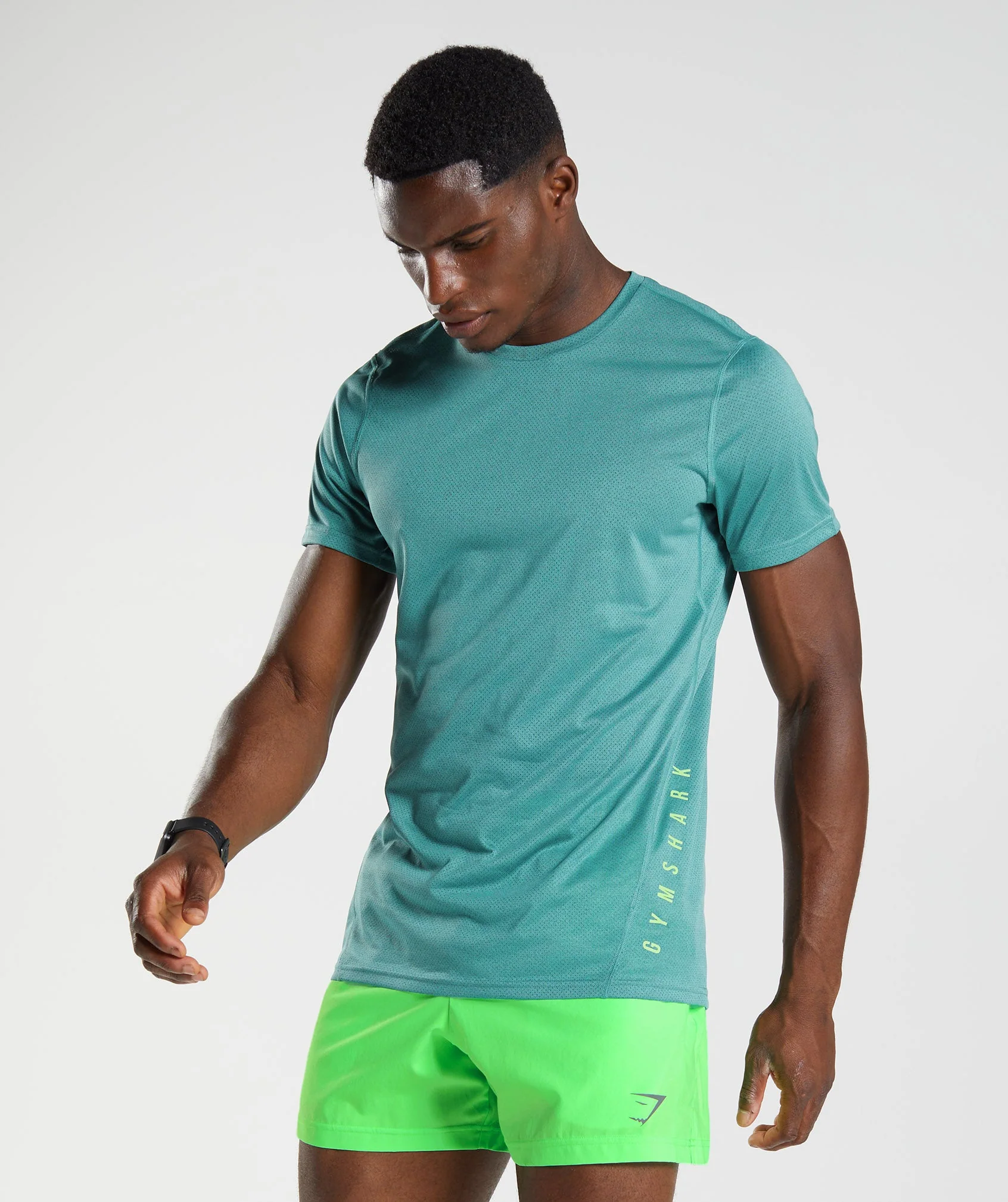 Gymshark Sport T-Shirt - Slate Blue/Black Marl