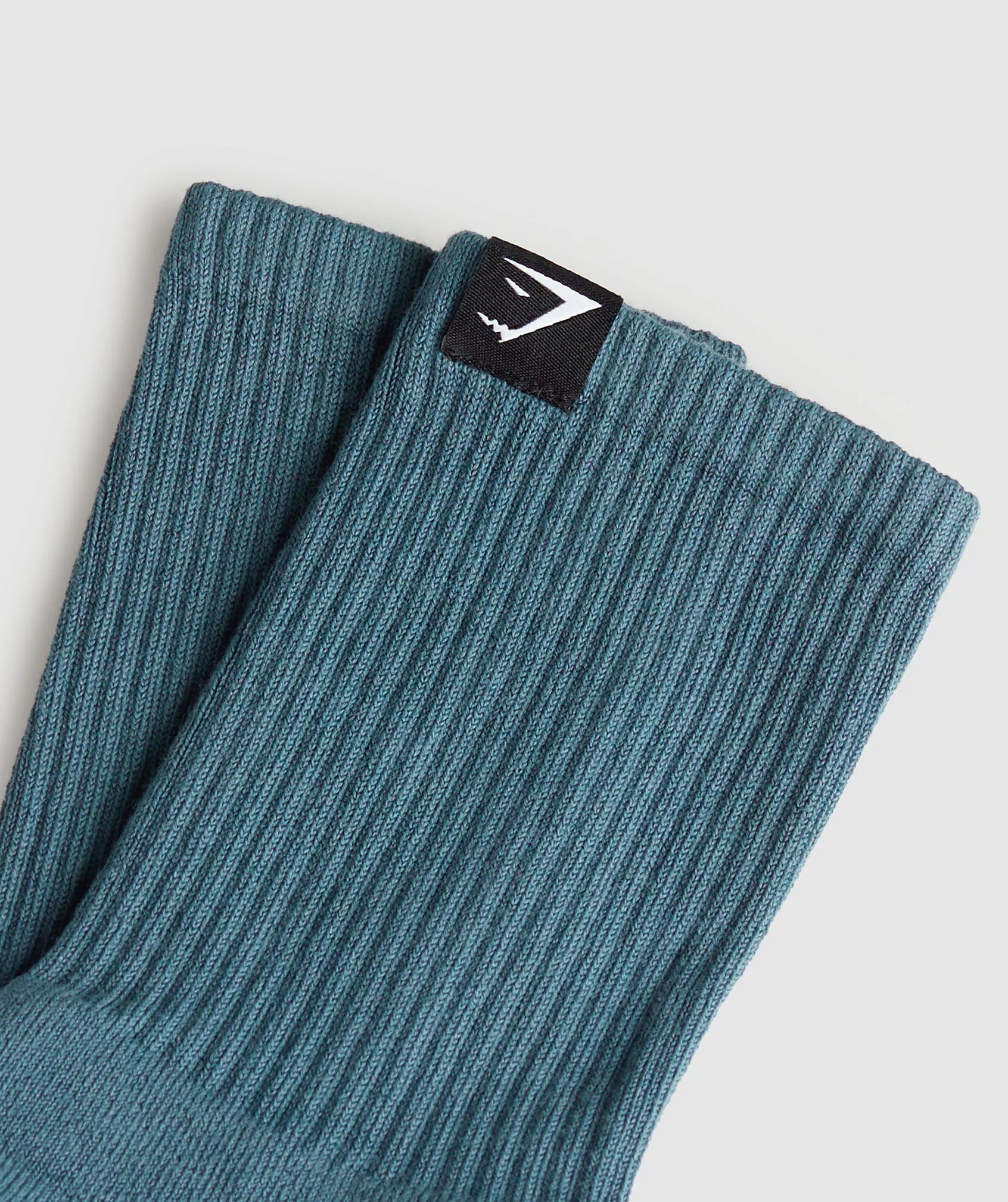 Gymshark Premium Combed Cotton Socks 1pk - Evening Blue