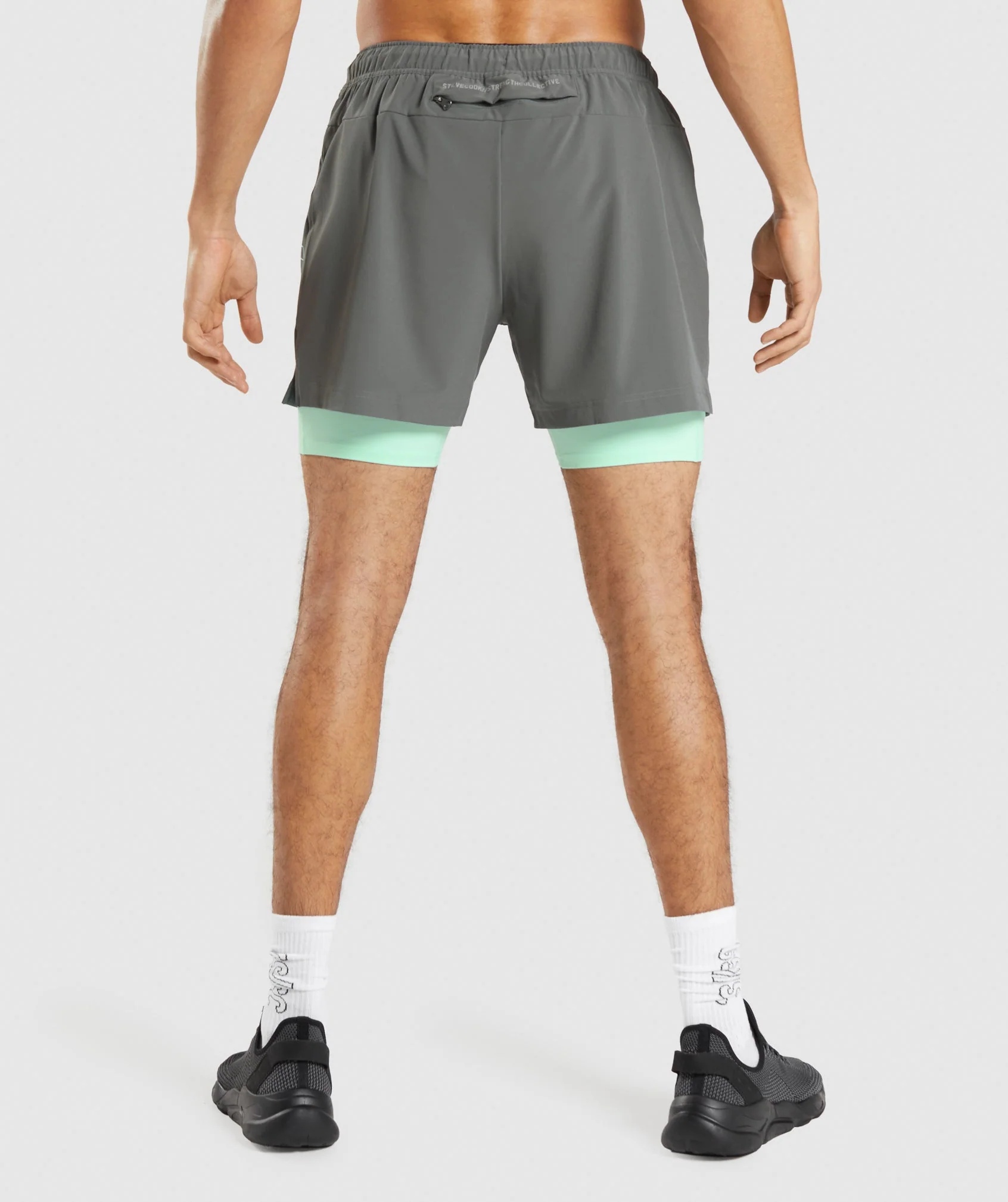 Gymshark//Steve Cook Ranger Shorts - Charcoal Grey