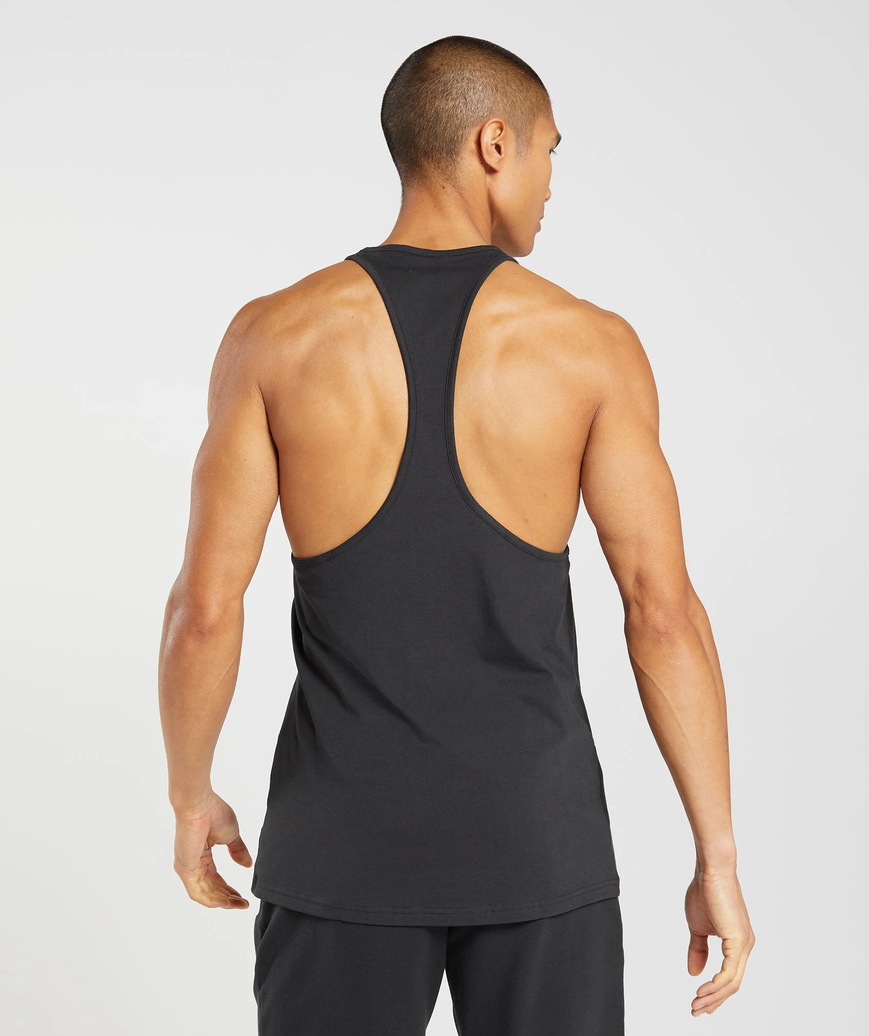 Gymshark Outline Stringer - Black