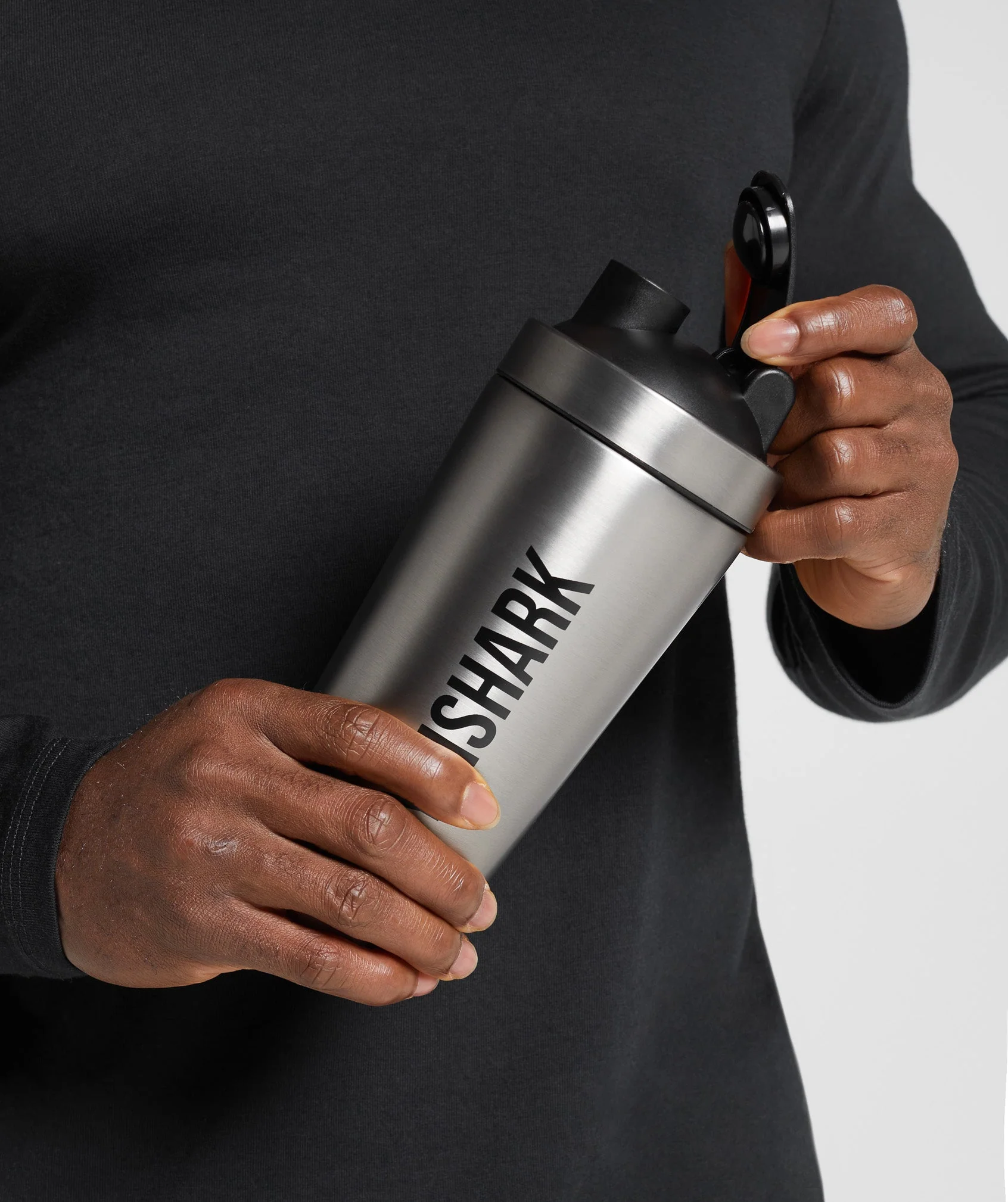 Gymshark Metal Shaker - Steel Grey