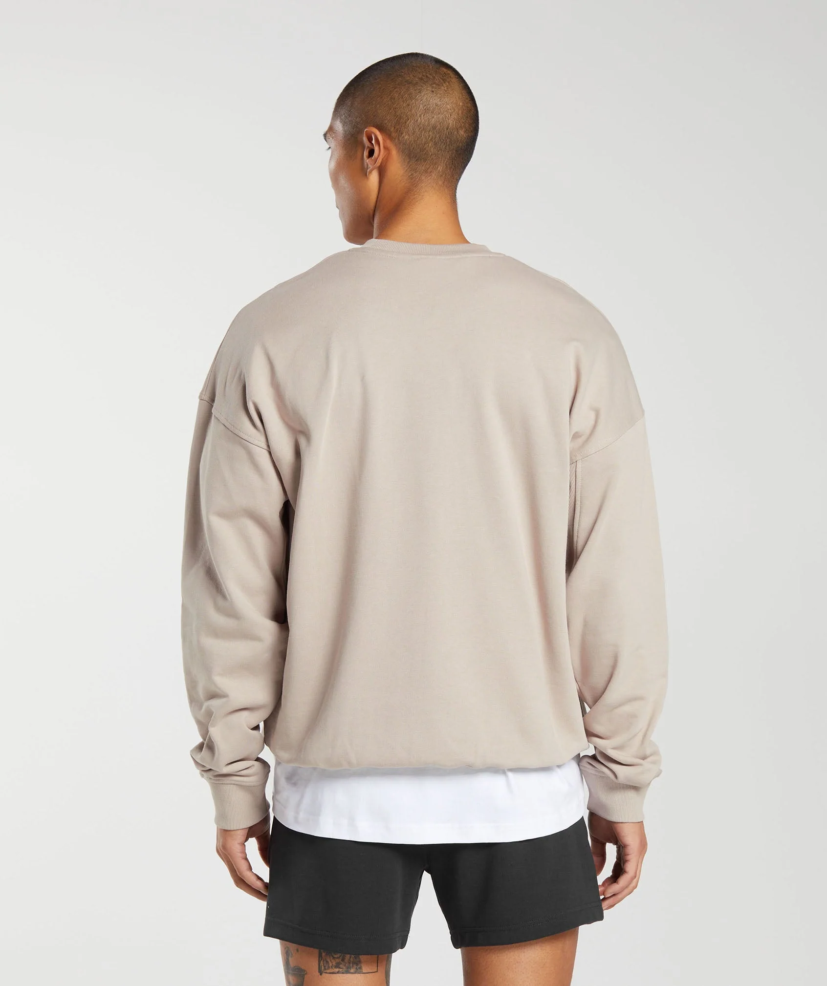 Gymshark Rest Day Essential Crew - Stone Pink
