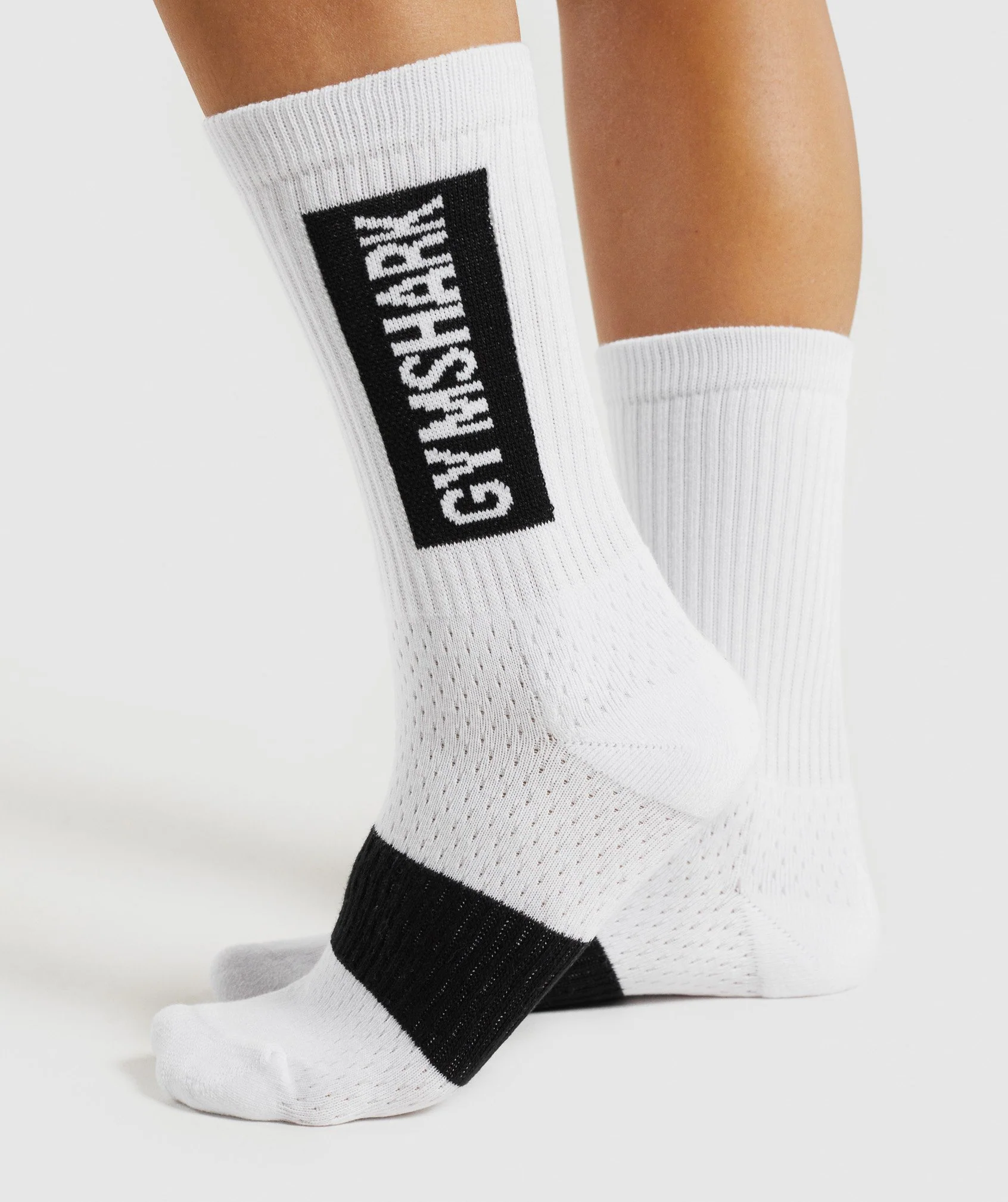 Gymshark Premium Crew Socks (1pk) - White