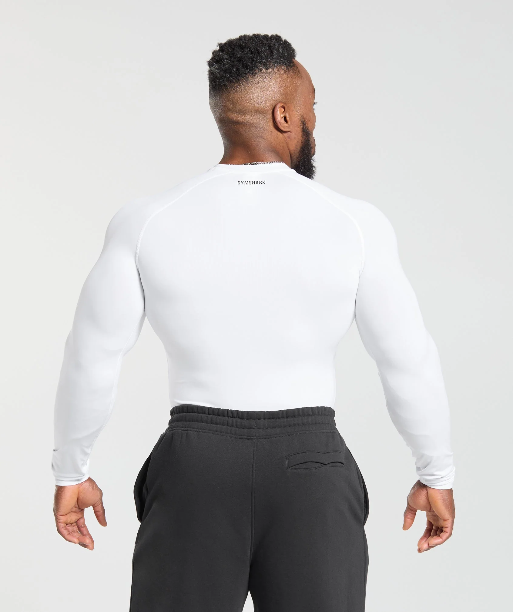 Gymshark Element Baselayer Long Sleeve T-Shirt - White