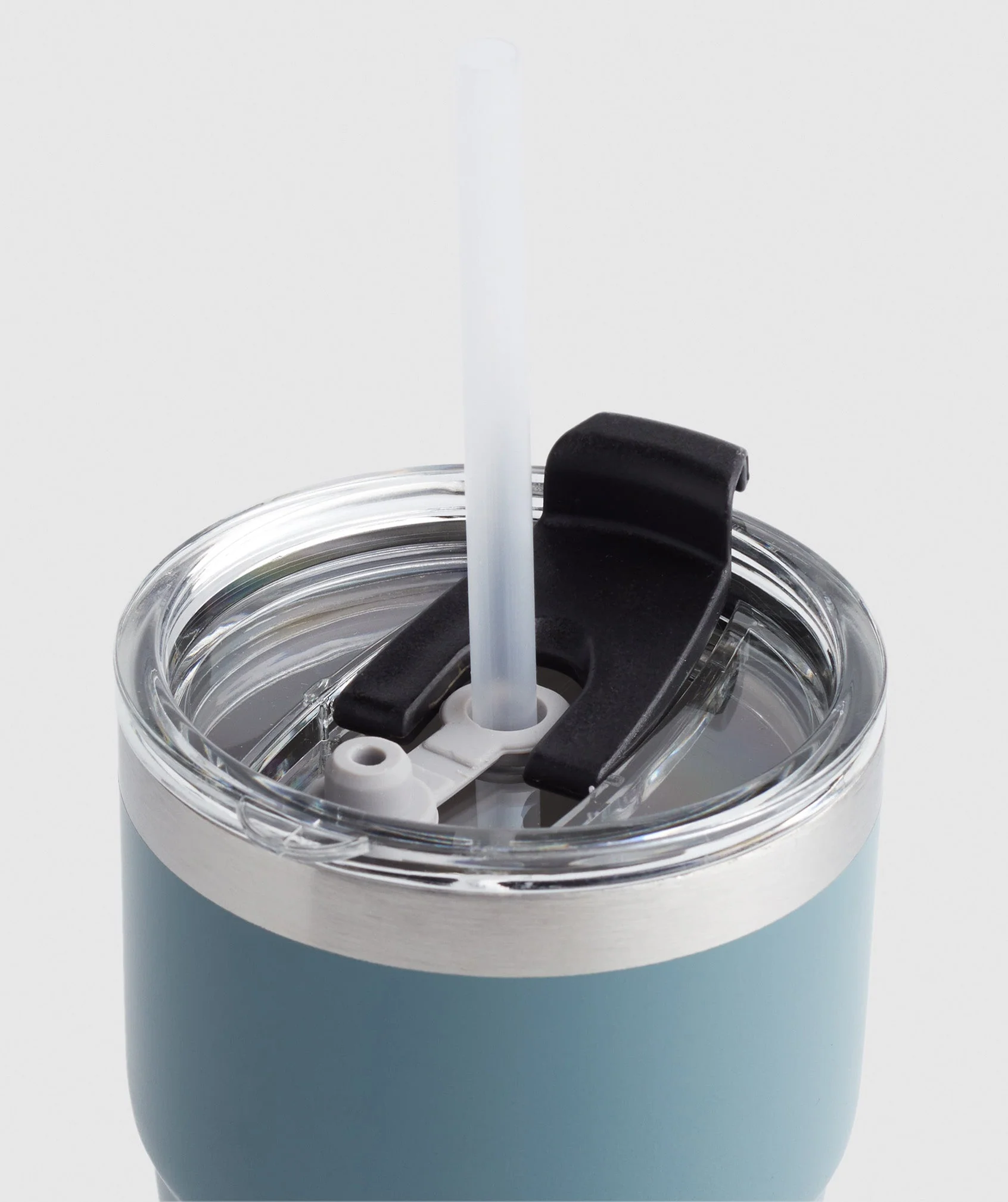 Gymshark Insulated Straw Cup - Duck Egg Blue/Darkest Teal