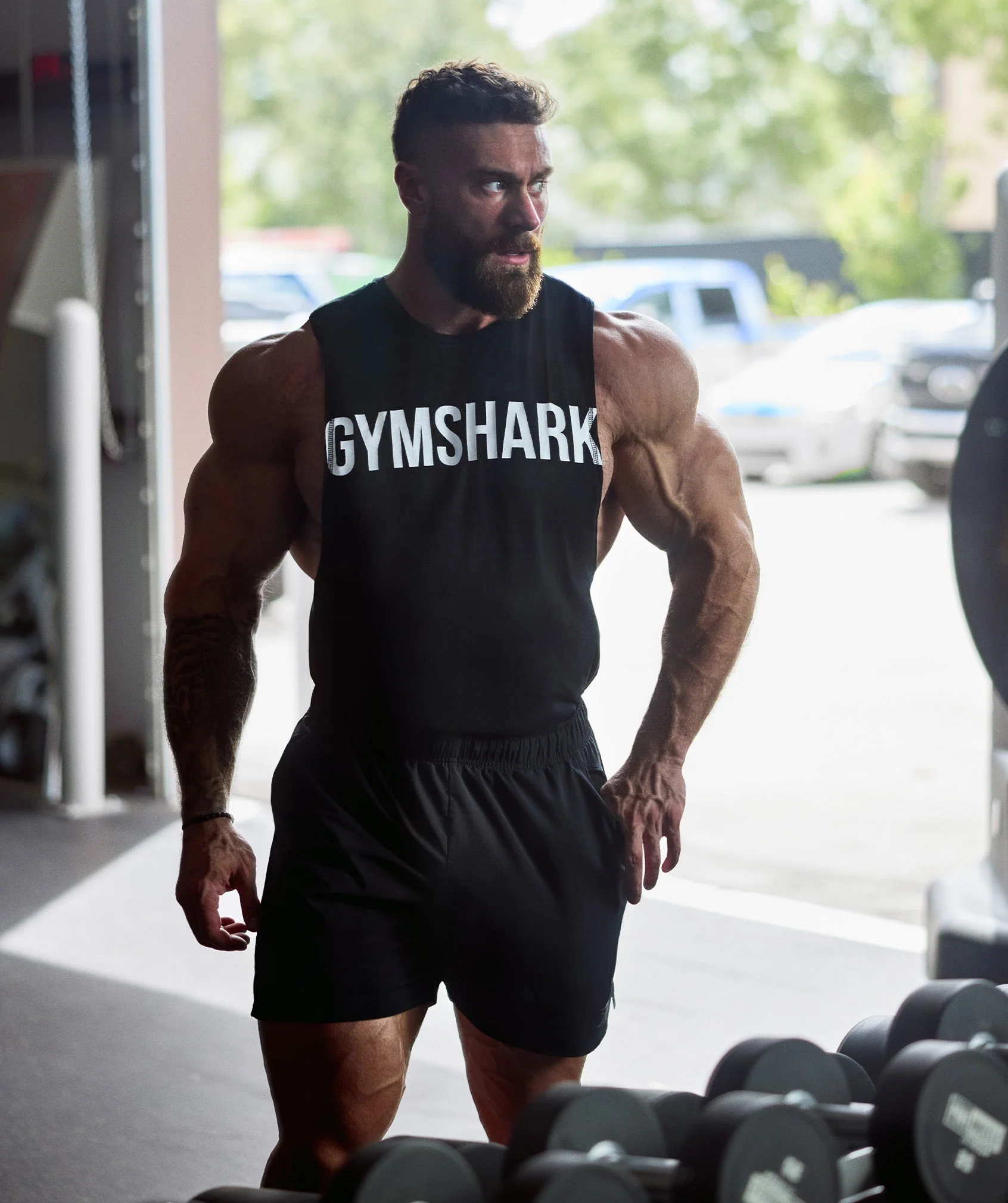 Gymshark Prime Drop Arm Tank - Black