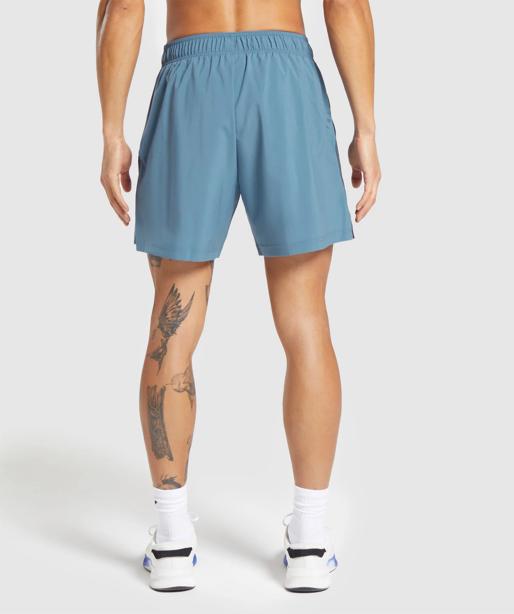 Gymshark Sport 7 Shorts - Faded Blue/Titanium Blue