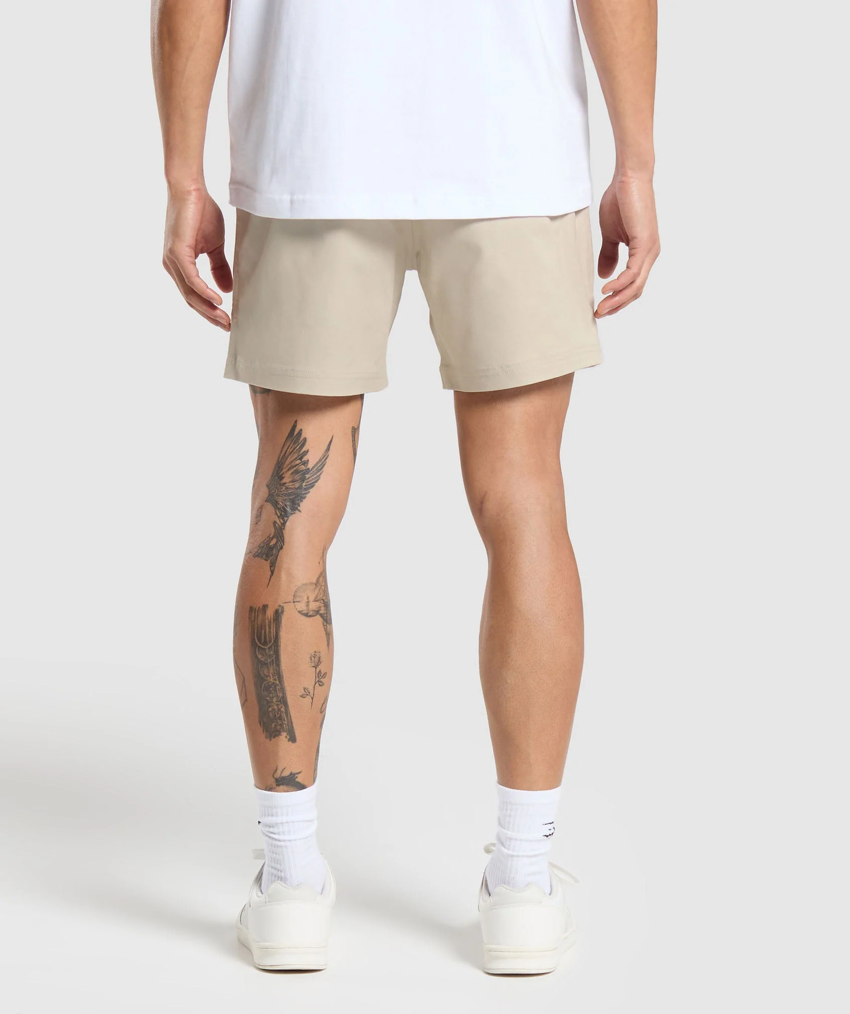 Gymshark Rest Day Woven Shorts - Pebble Grey