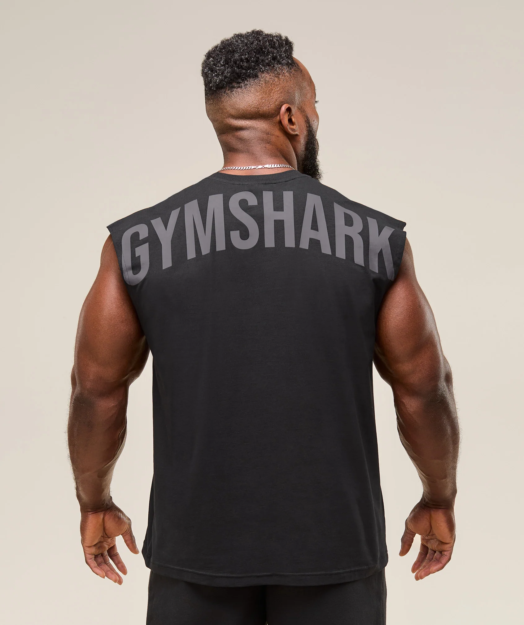 Gymshark Power Cut Off Tank - Black