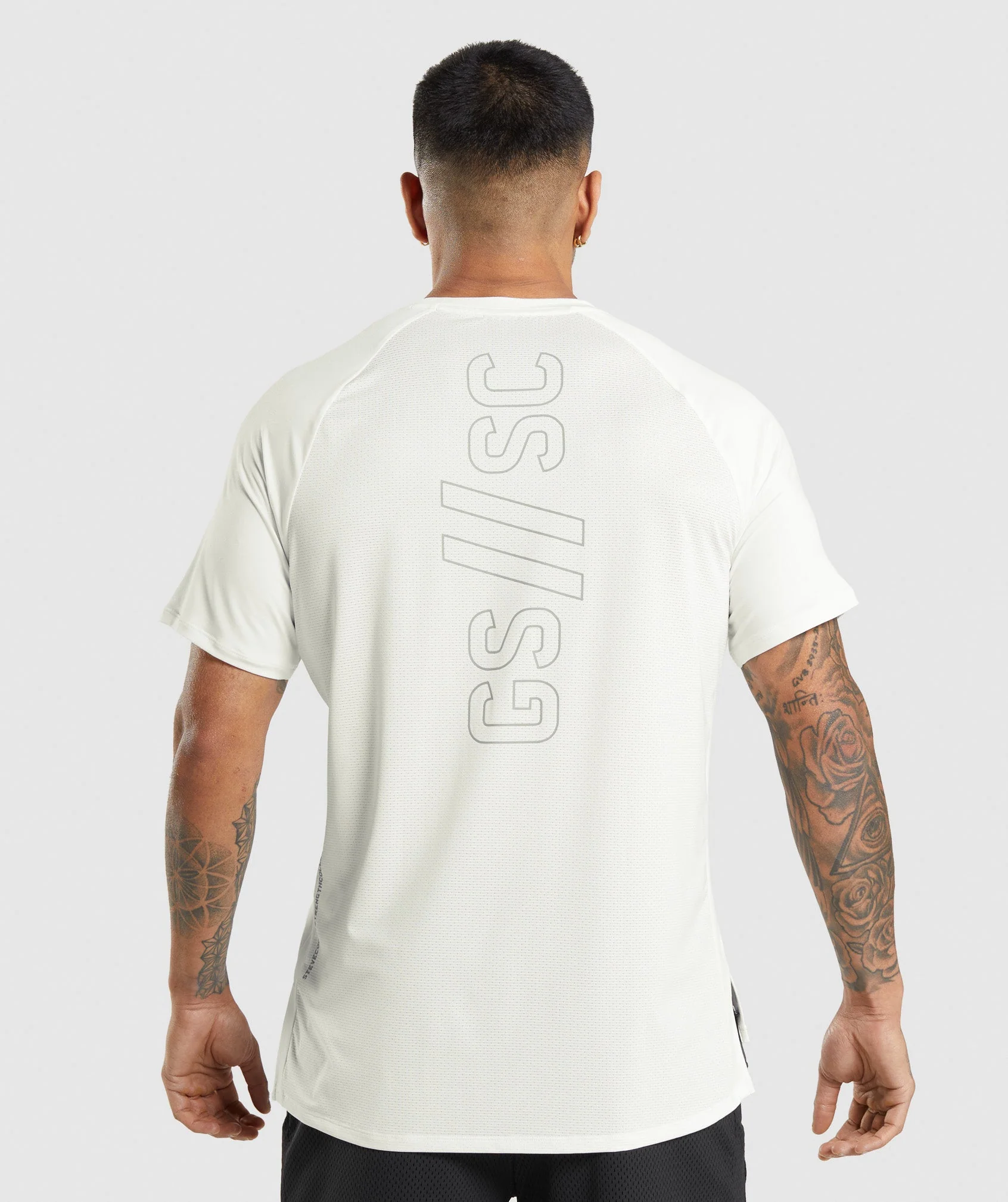 Gymshark//Steve Cook T-Shirt - Off White