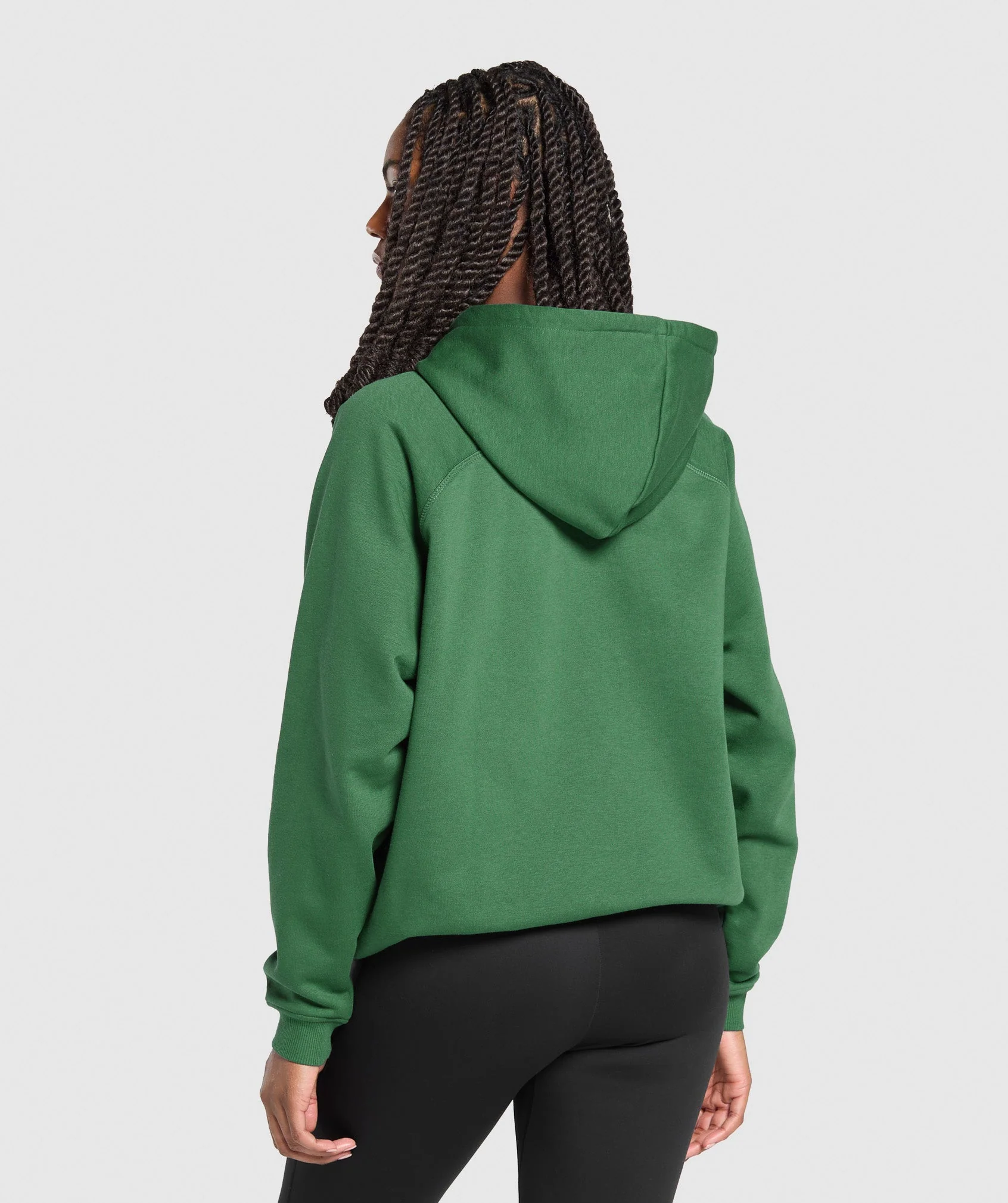 Gymshark Training Oversized Fleece Hoodie - Classic Green