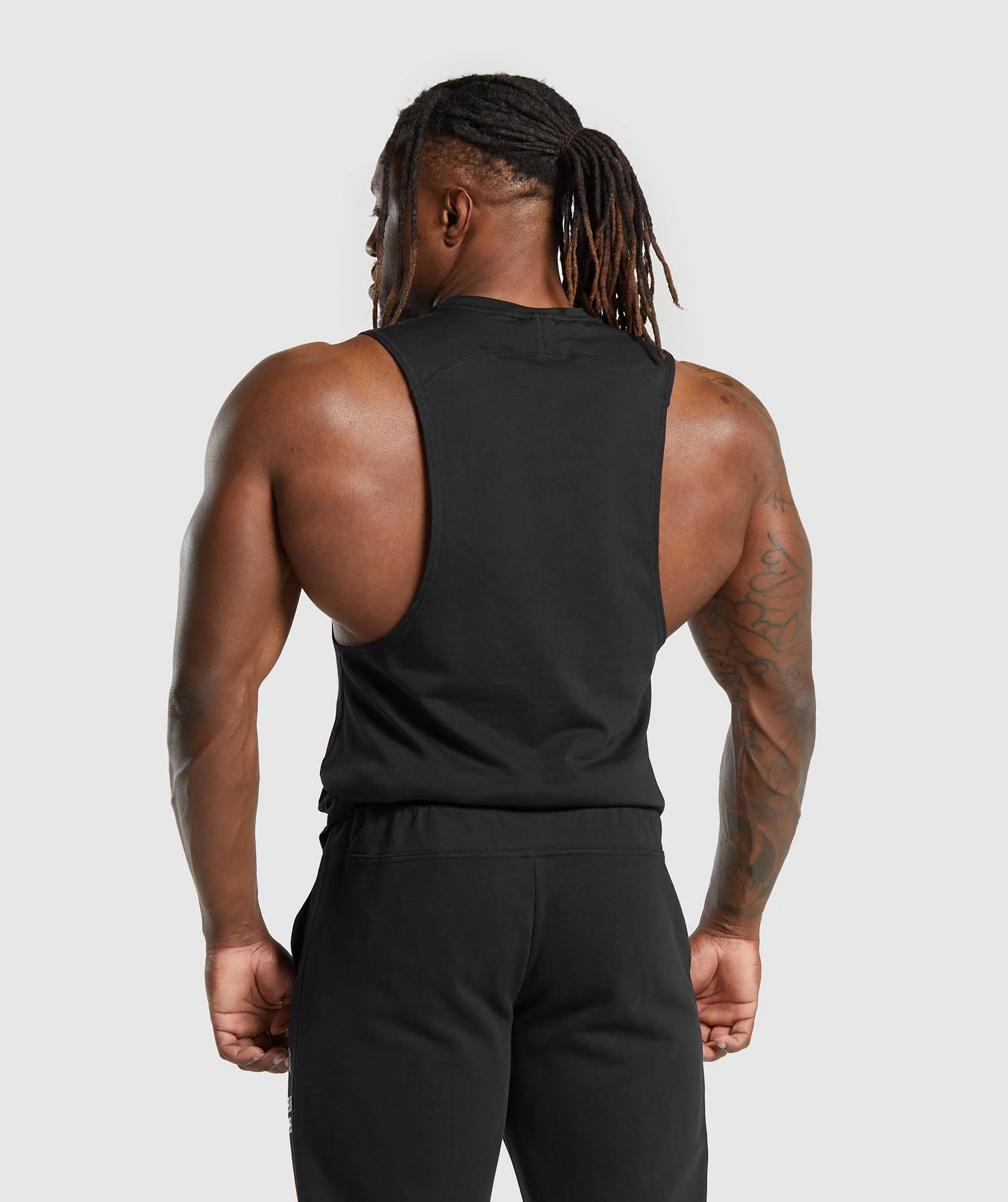 Gymshark Impact Drop Arm Tank - Black