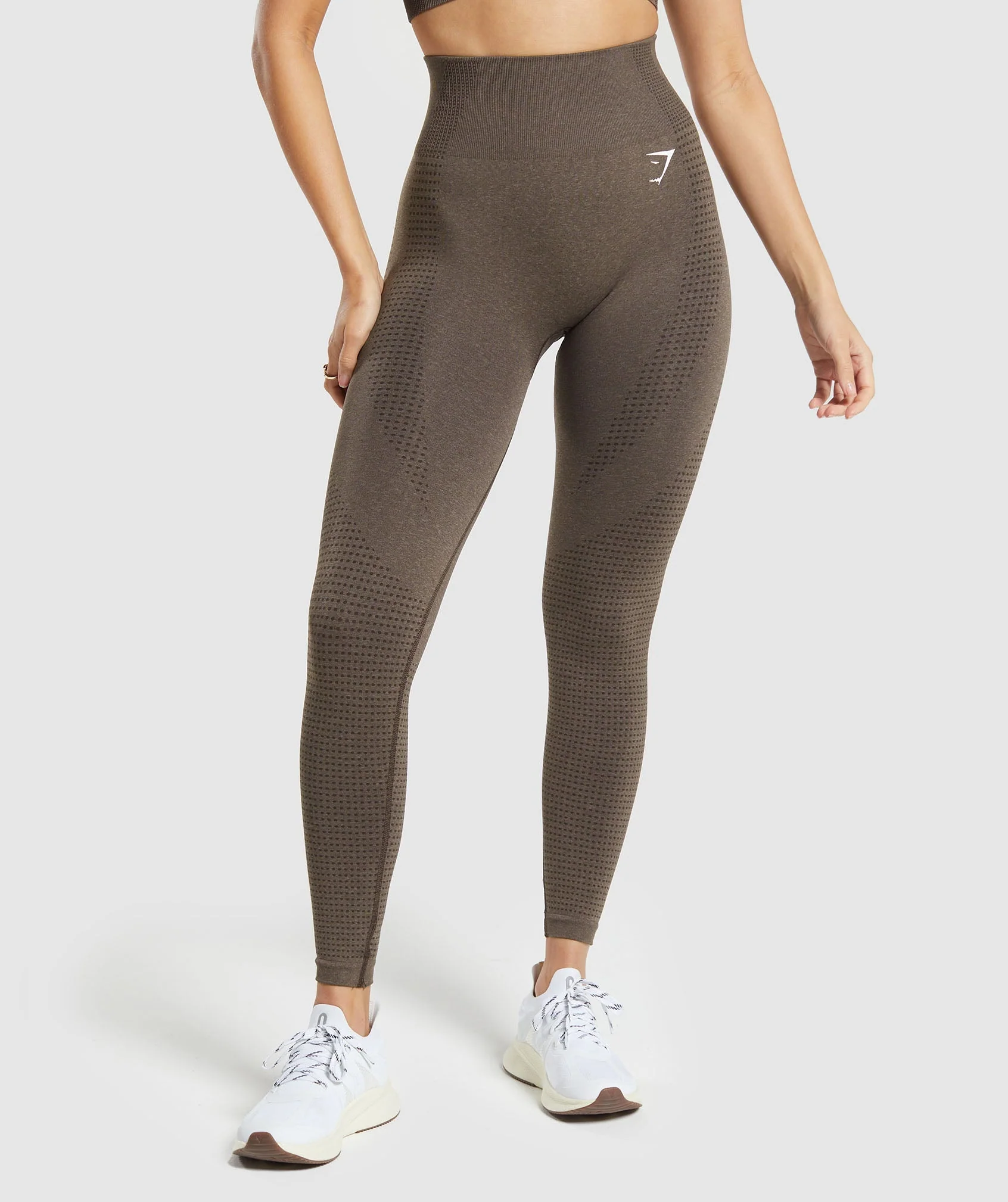 Gymshark Vital Seamless Leggings - Penny Brown Marl