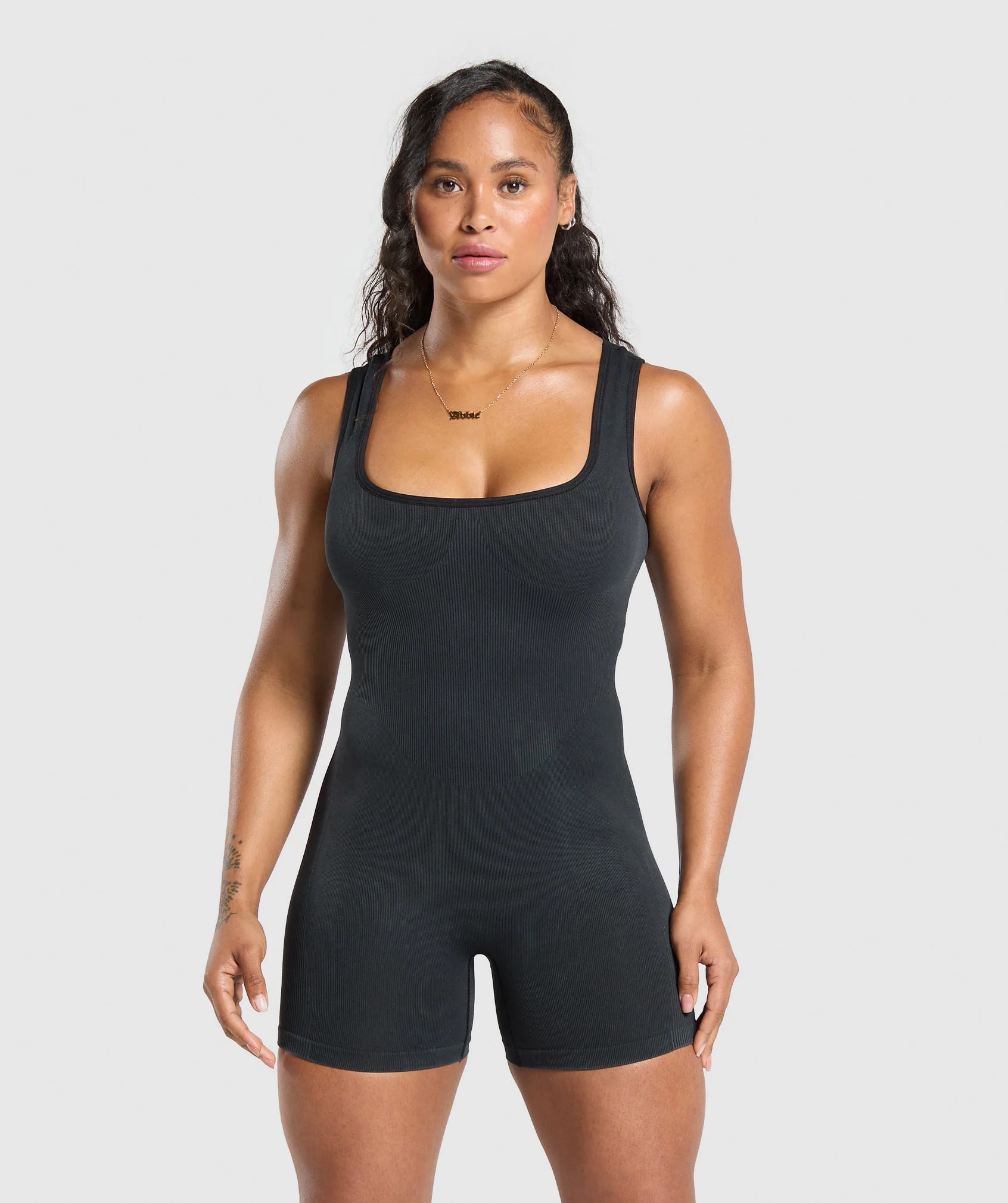 Gymshark Gains Seamless All-In-One - Black