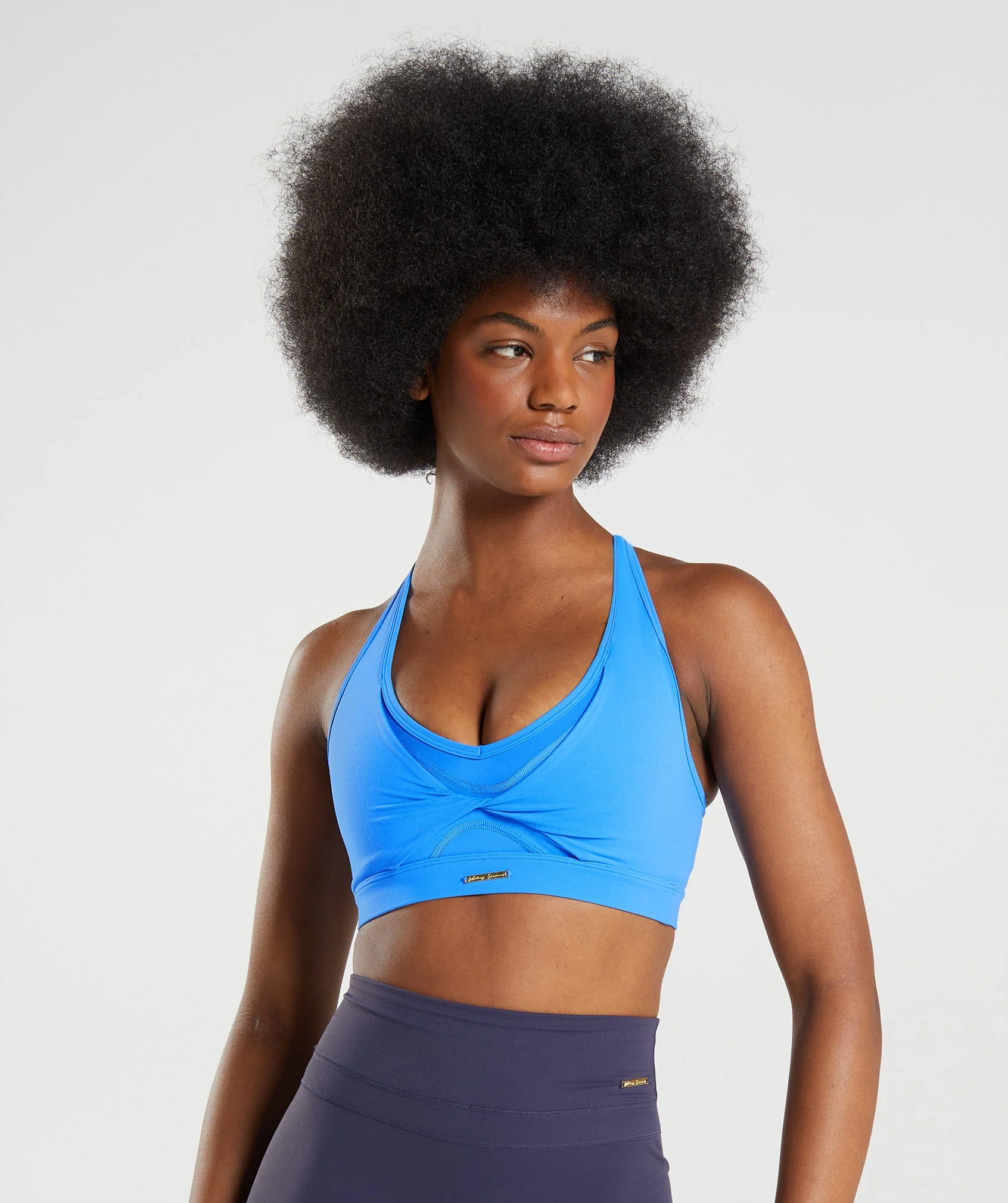 Gymshark Whitney Mesh Sports Bra - Optimist Blue
