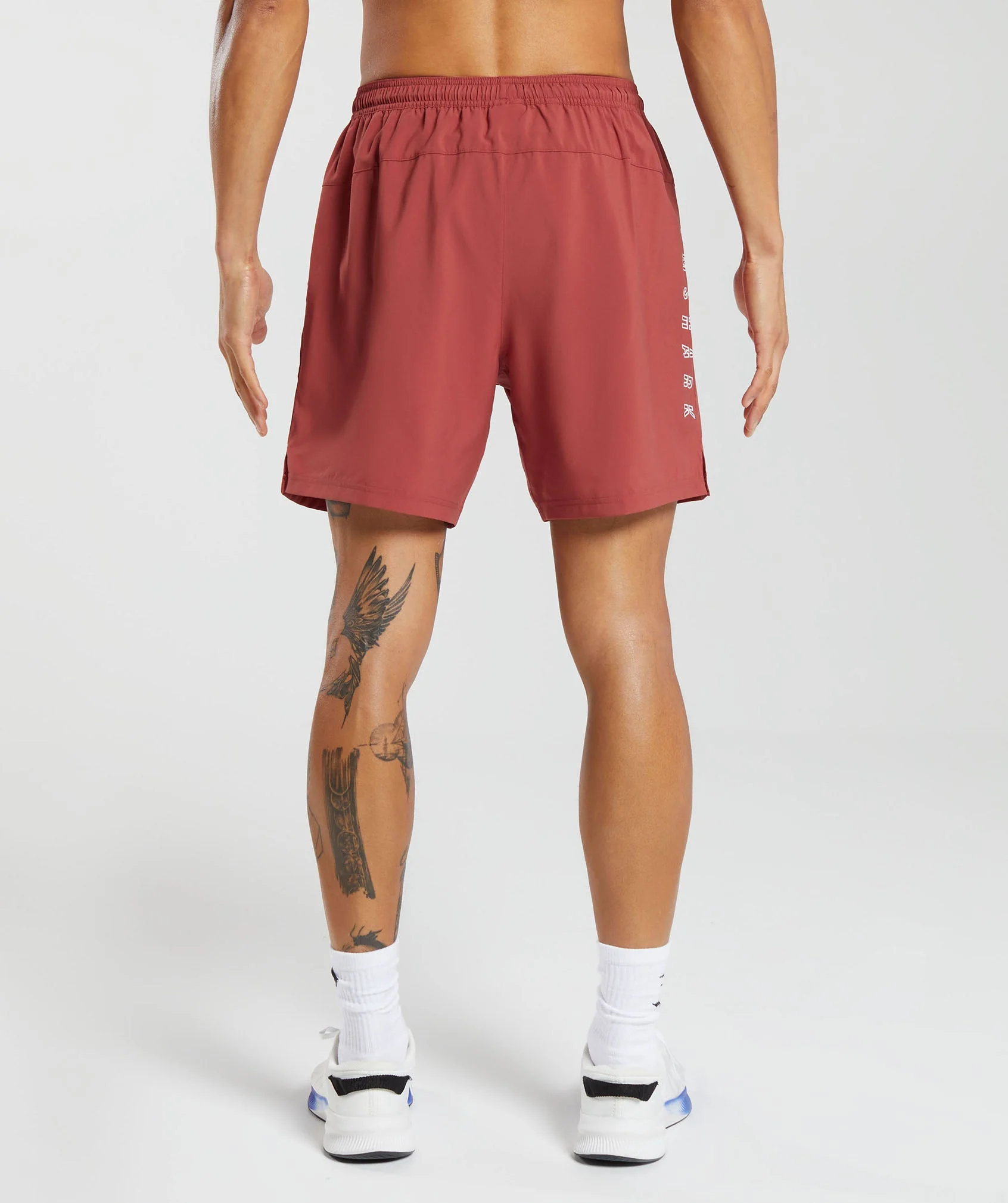 Gymshark Strike Shorts - Rust Red