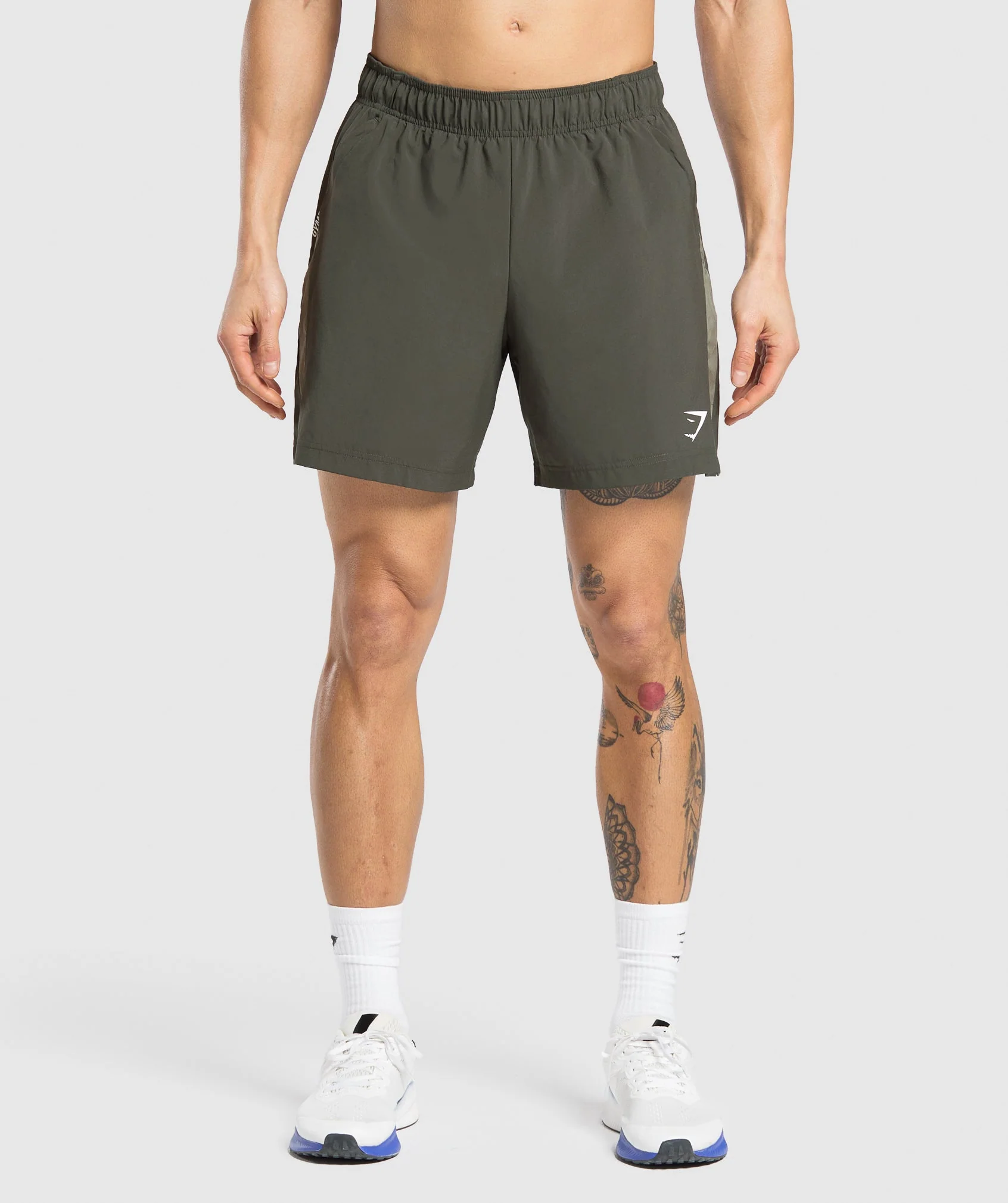 Gymshark Sport 7 Shorts - Strength Green/Utility Green