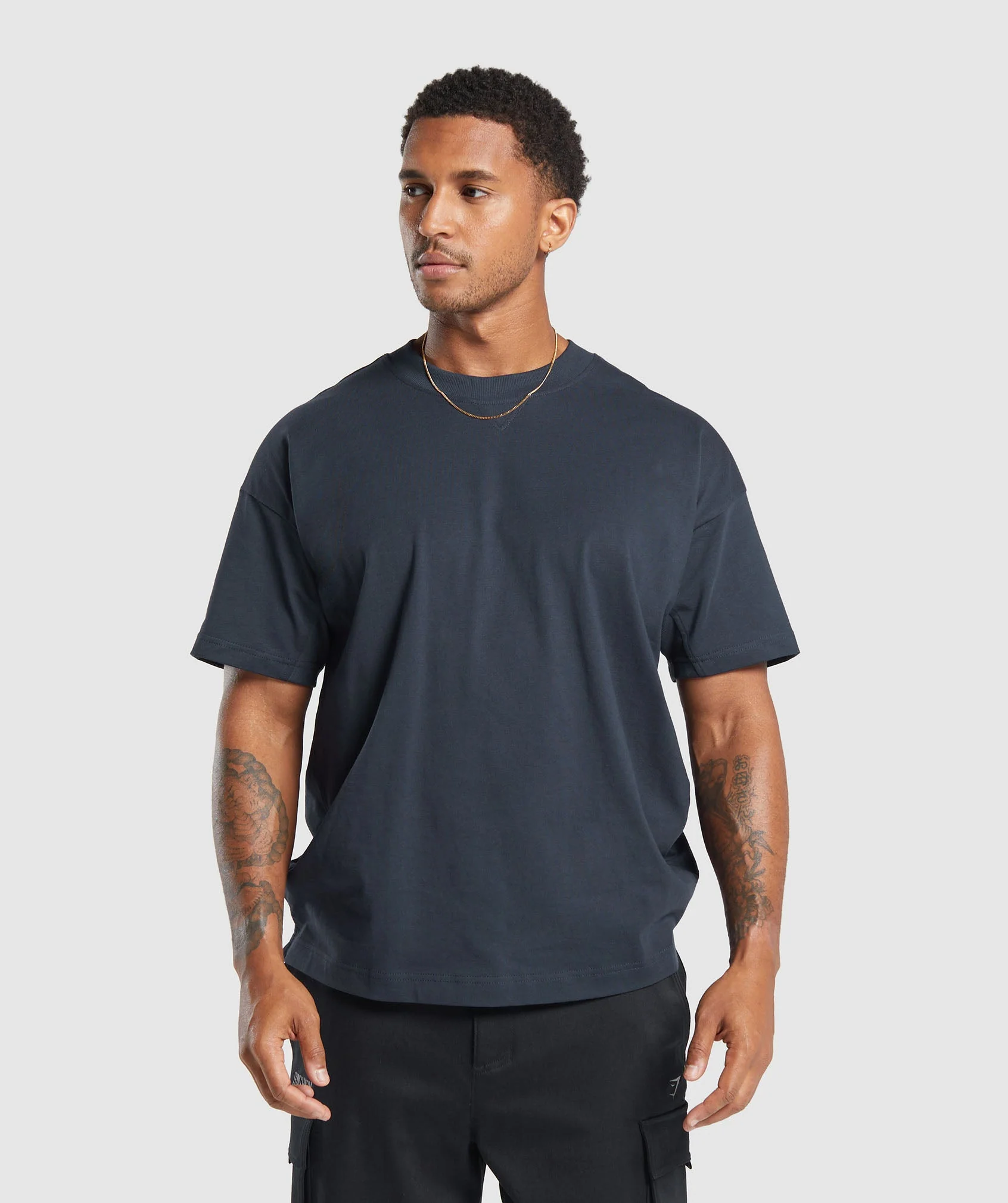 Gymshark Rest Day Essentials T-shirt - Heavy Blue