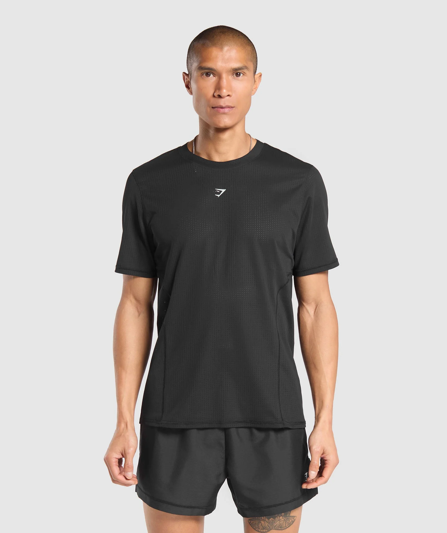 Gymshark Running T Shirt - Black