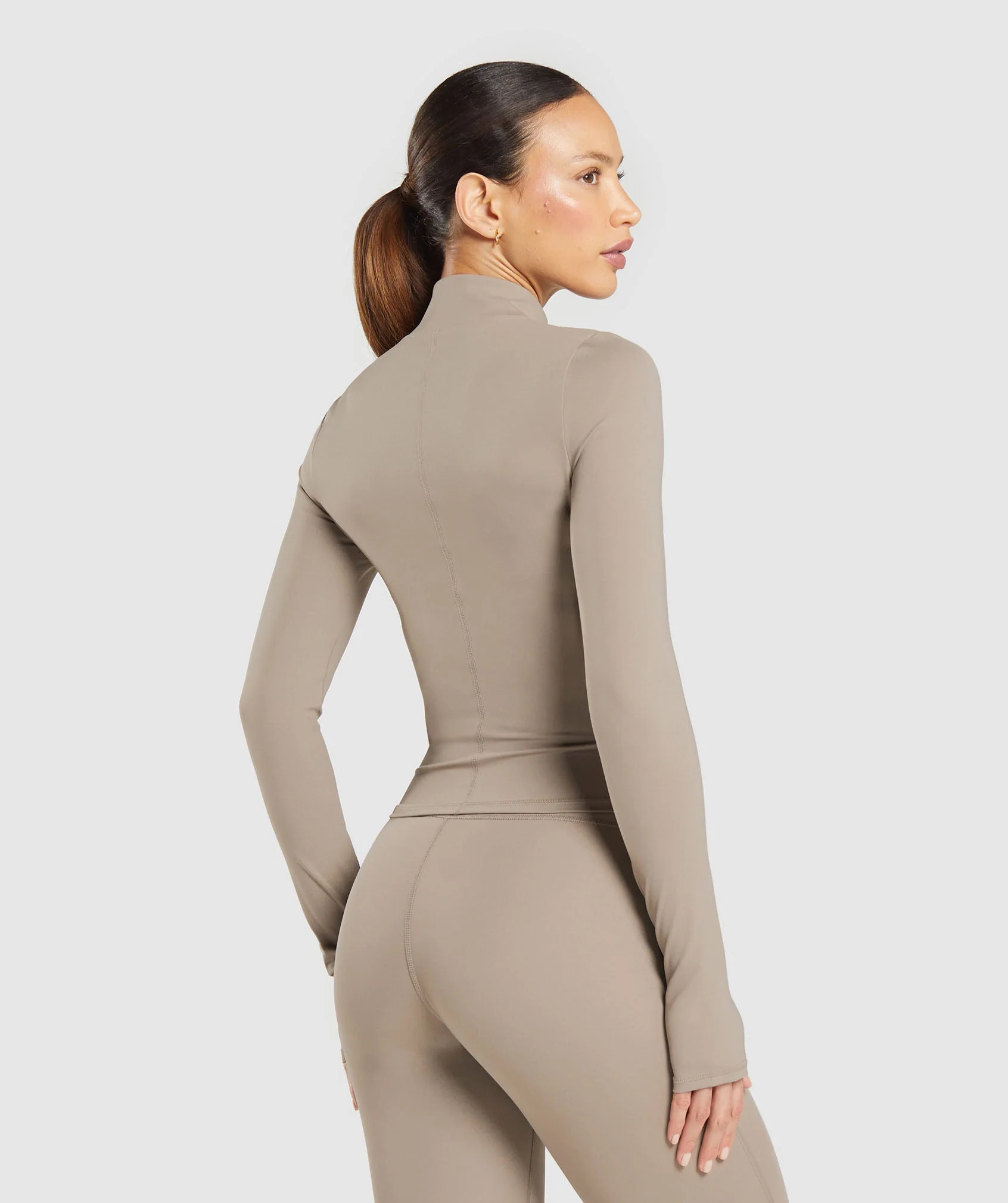 Gymshark Elevate Tracktop - Lifestyle Brown