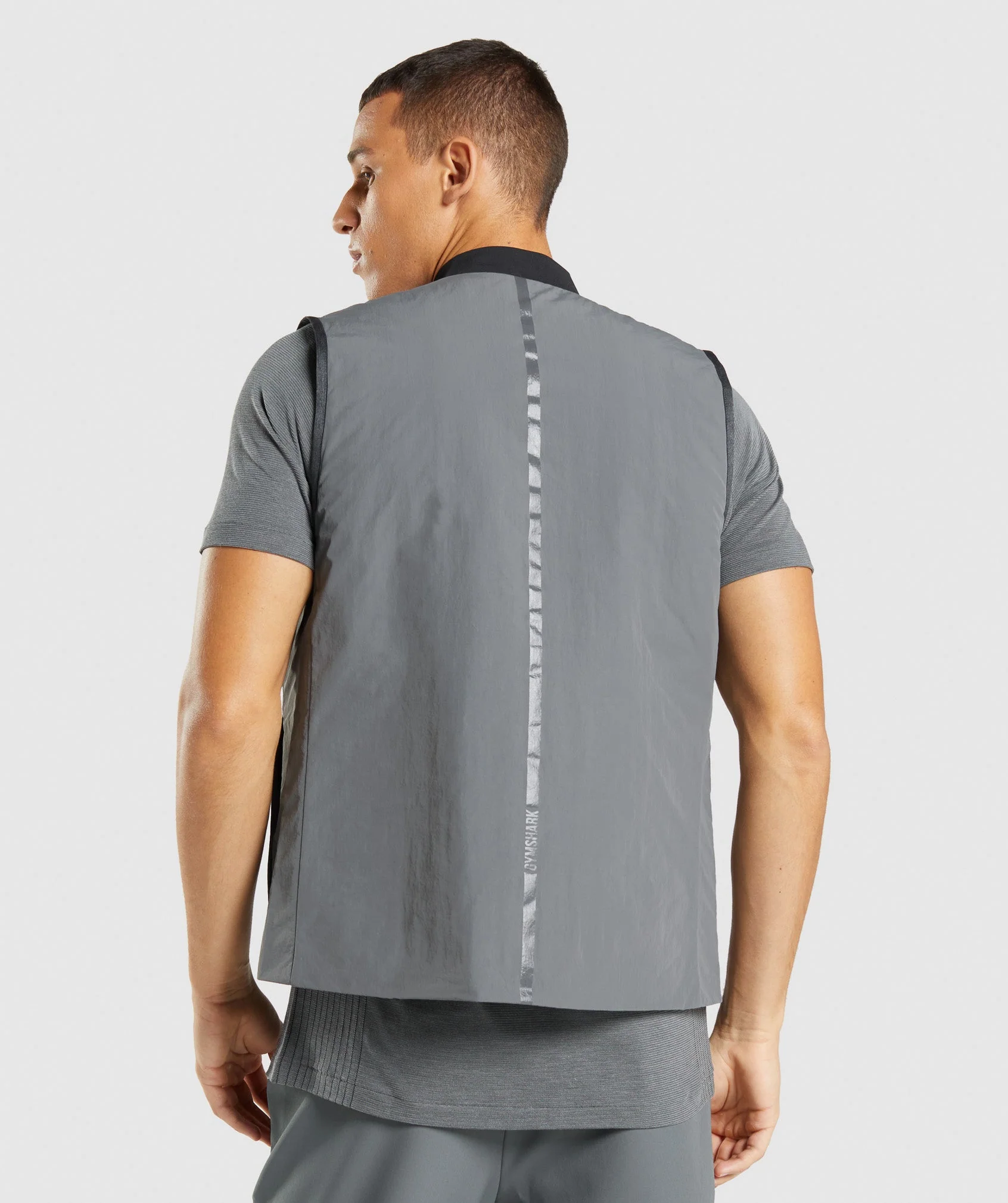 Gymshark Retake Reversible Vest - Charcoal/Black