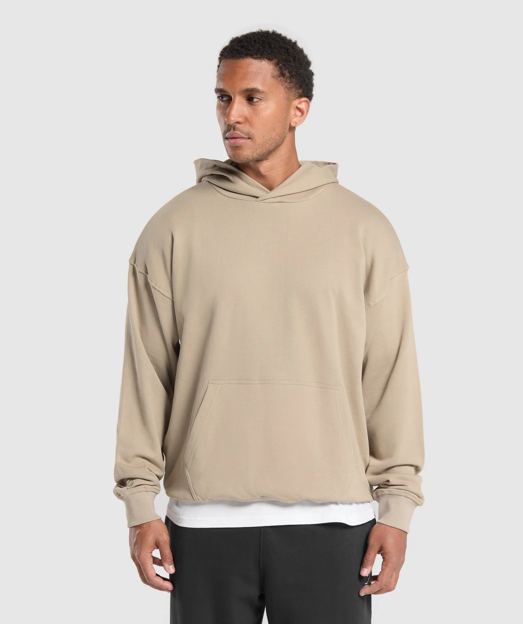 Gymshark Rest Day Essentials Hoodie - Sand Brown