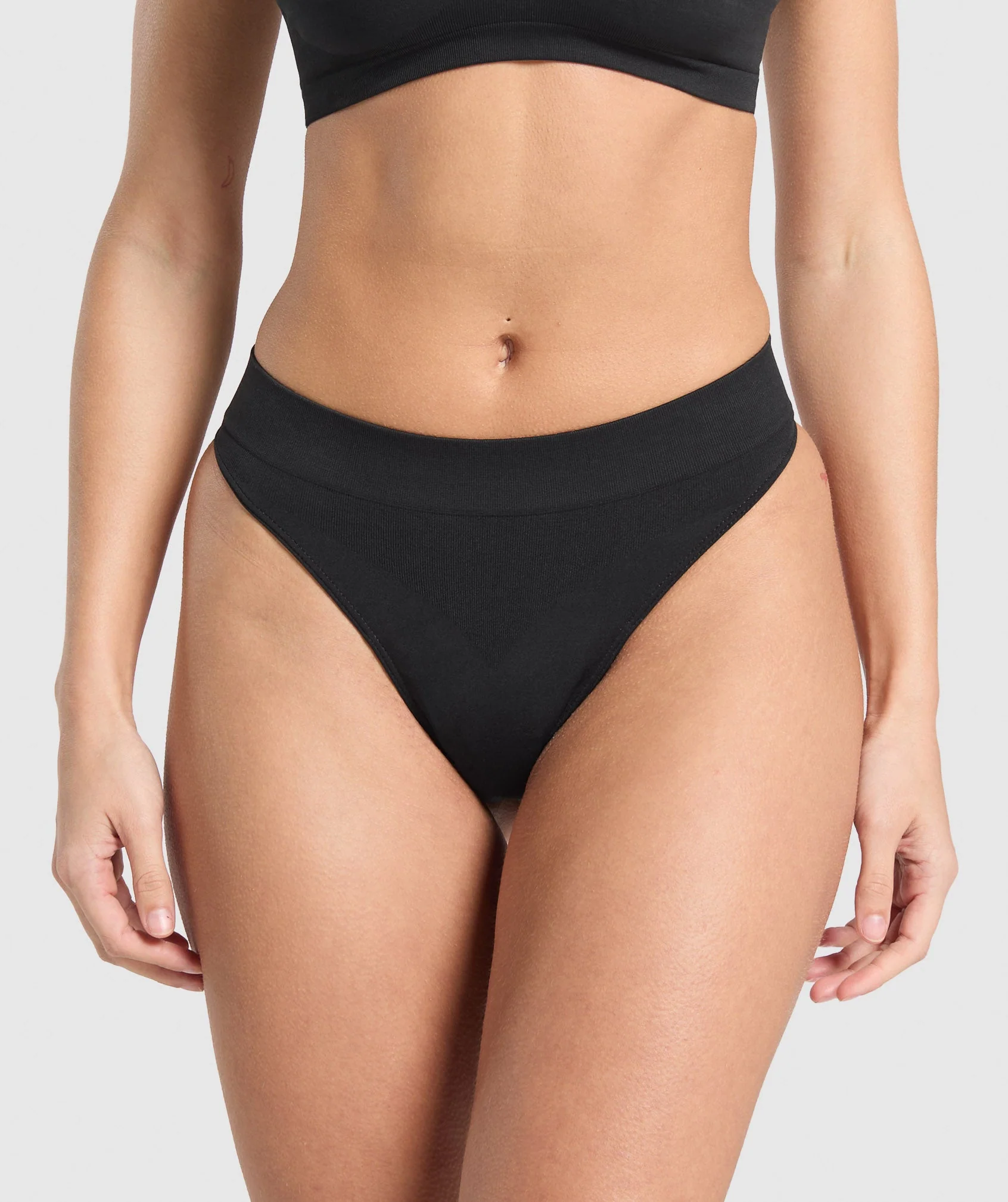 Gymshark Seamless Thong 3pk - Black
