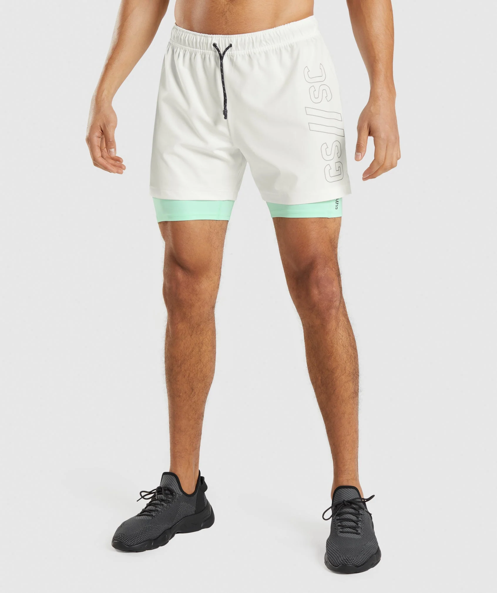Gymshark//Steve Cook Ranger Shorts - Off White