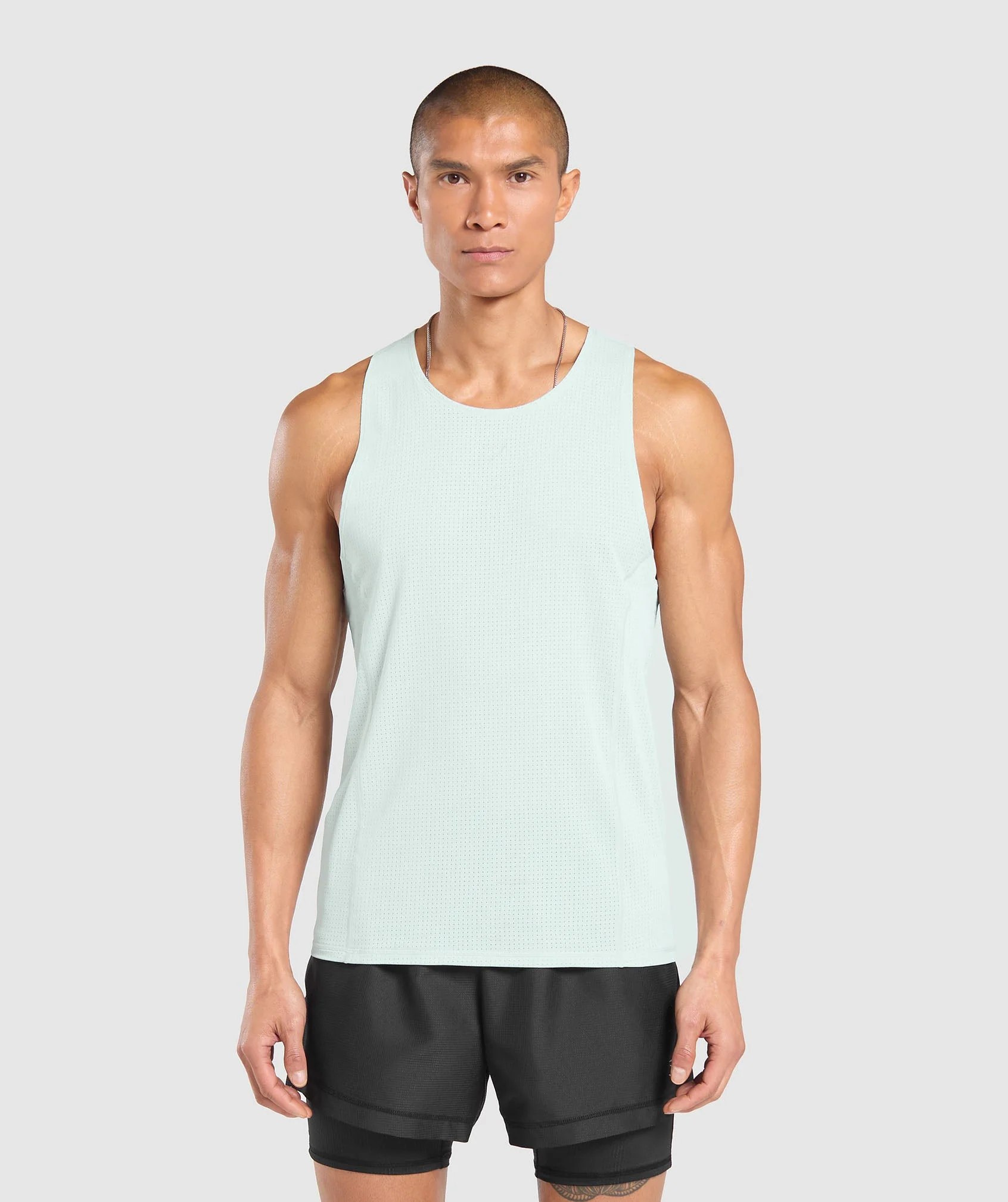 Gymshark Running Tank - Cool Blue