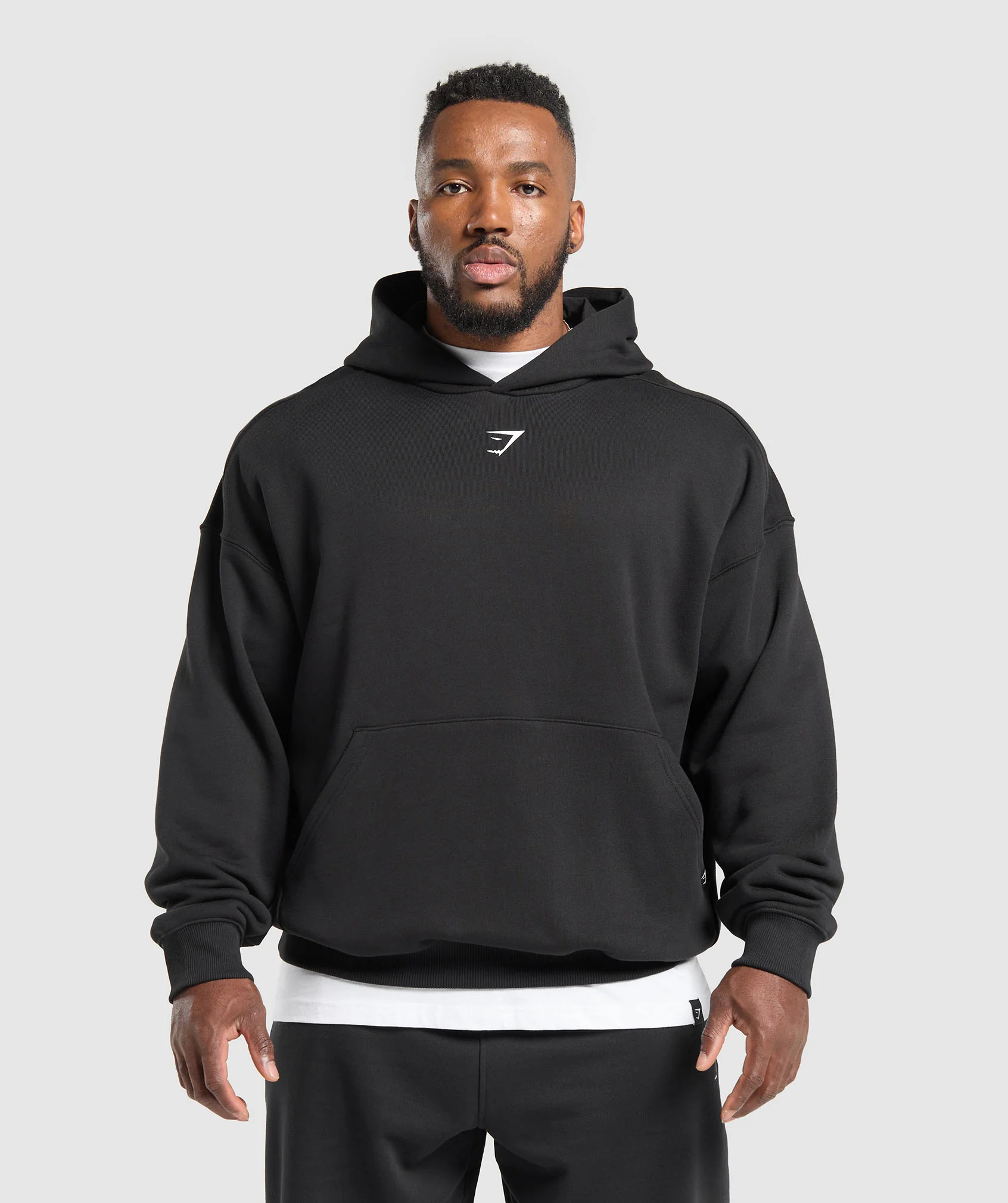 Gymshark Strength Department Animal Oversized Hoodie - Black