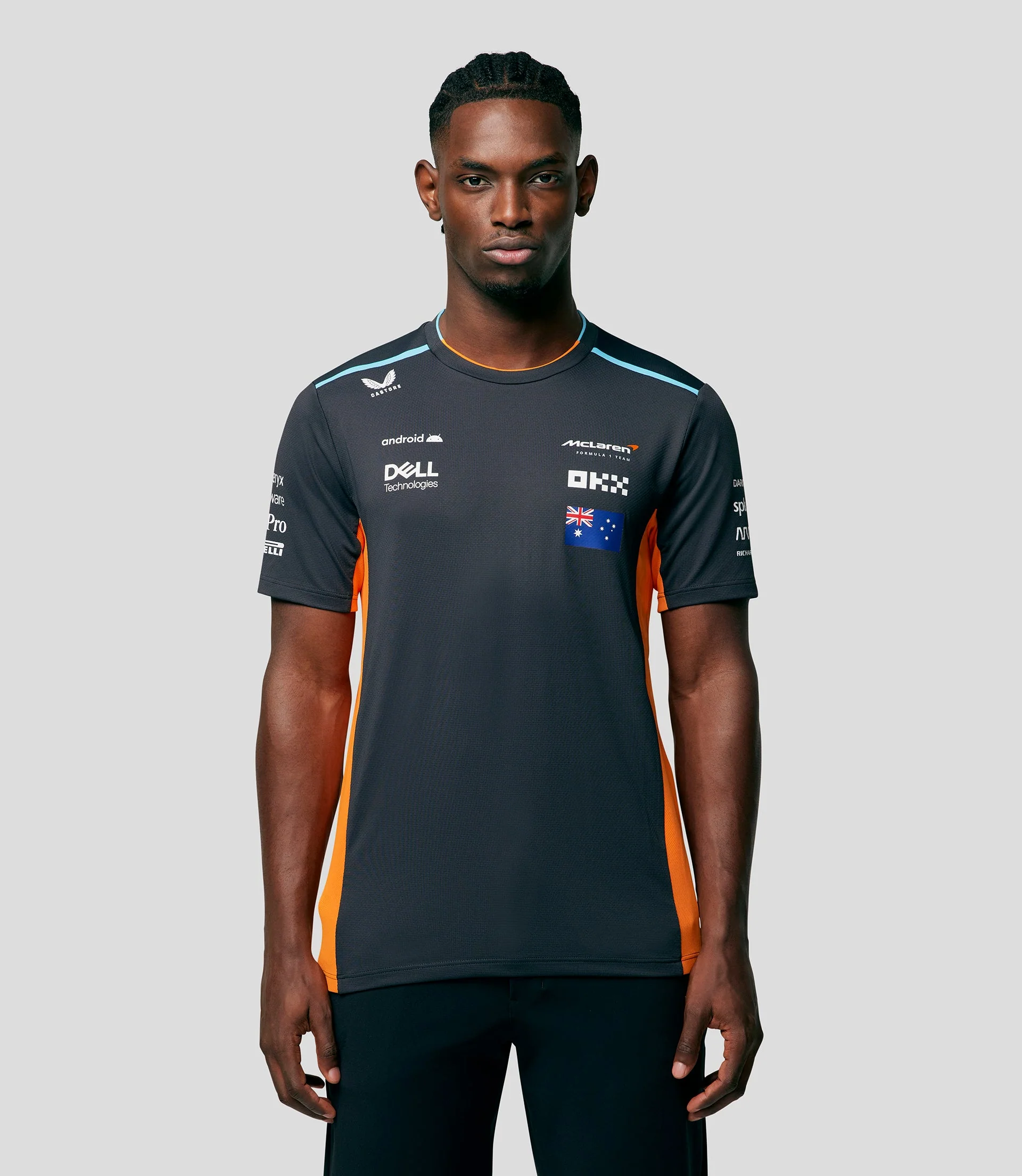 McLAREN MEN'S SET UP T-SHIRT PIASTRI - PHANTOM
