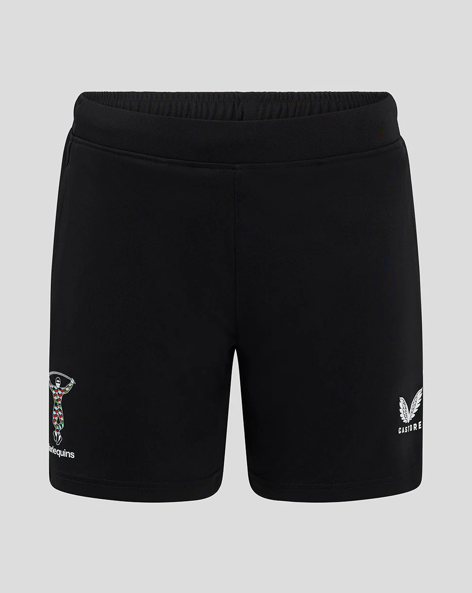 Harlequins Women's 24/25 Training Gym Shorts - Black