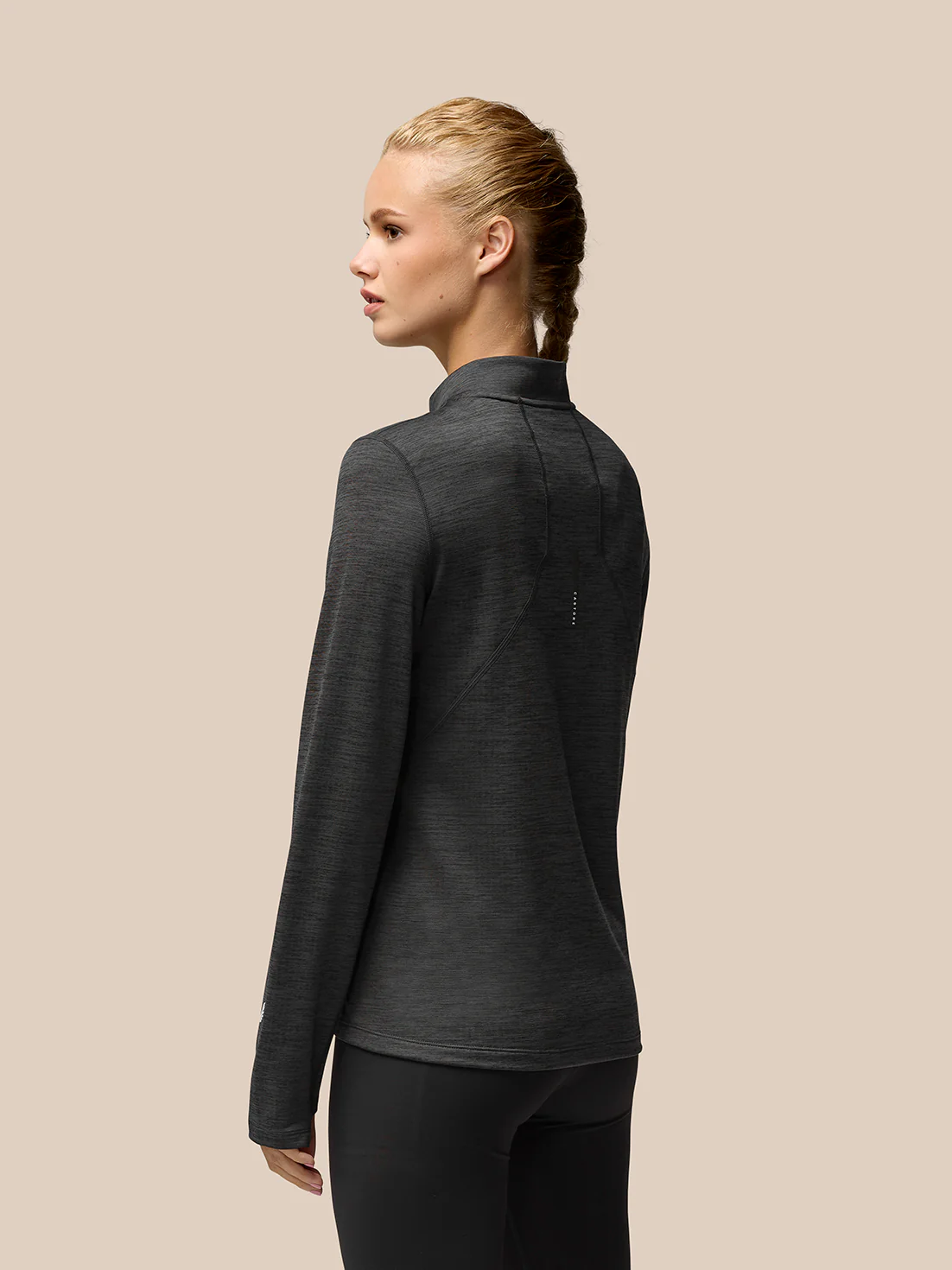 Flow Training 1/2 Zip Top - Black