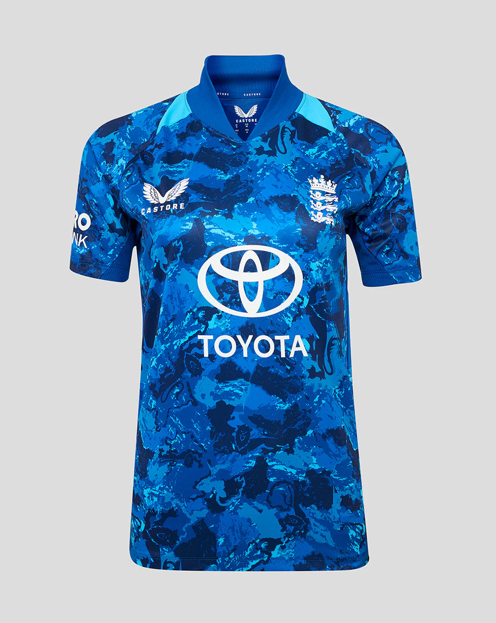 England Cricket ODI Women's Replica Short Sleeve Shirt 25/26