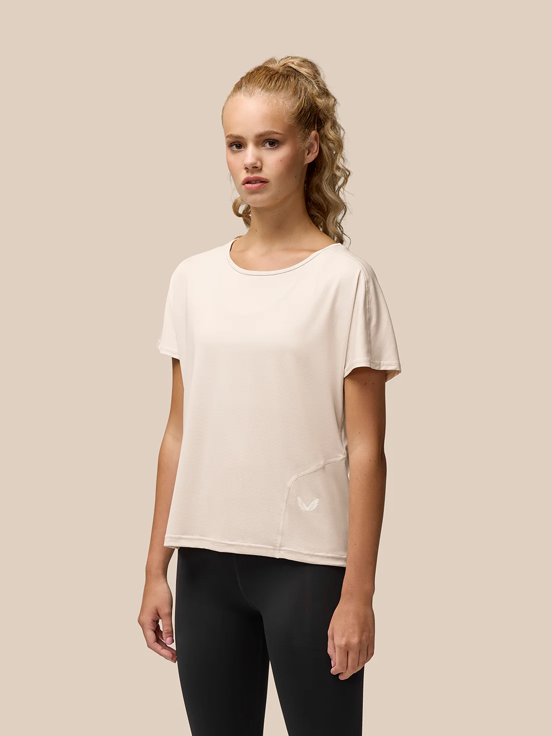 Flow Training T-Shirt - Beige