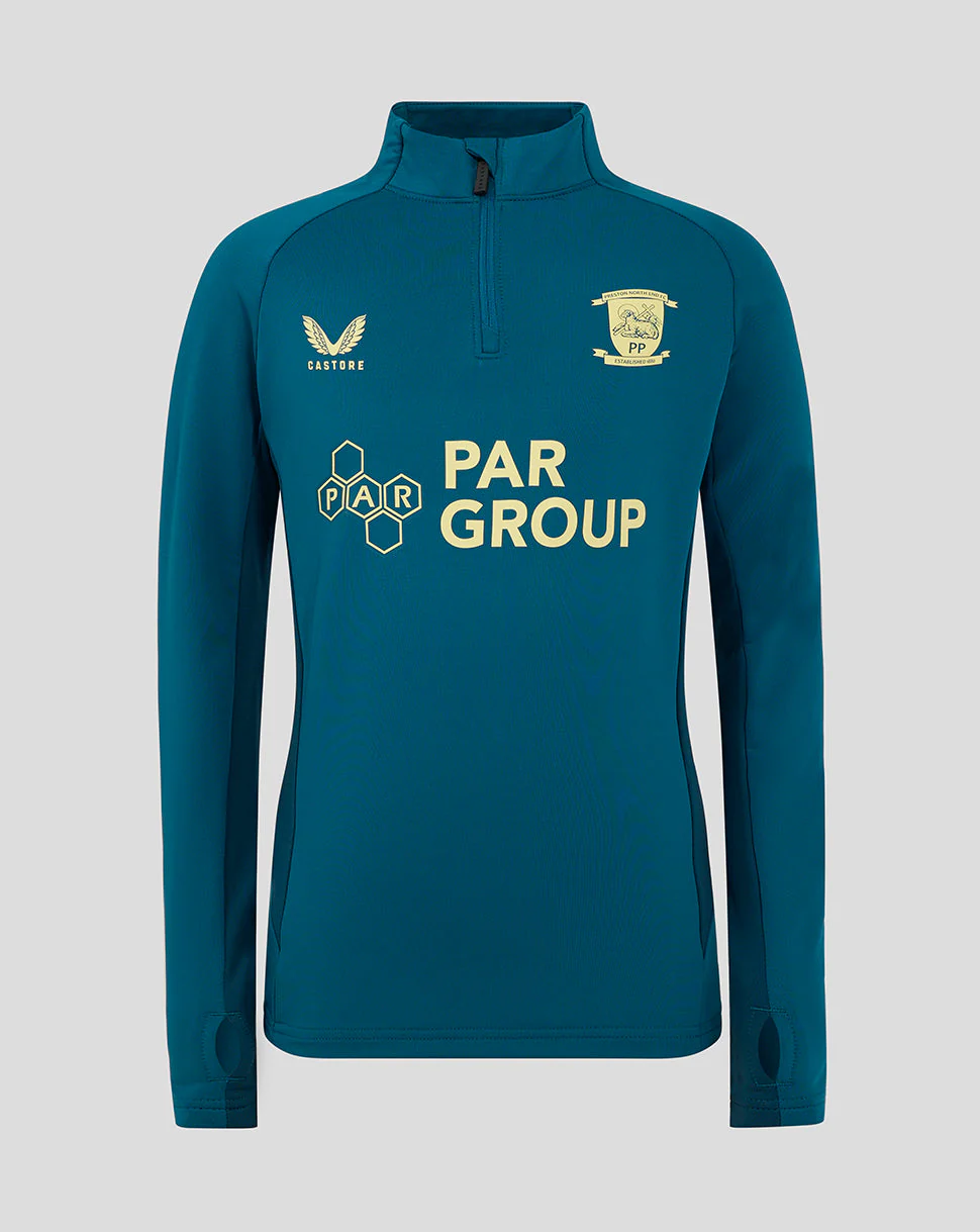 PRESTON JUNIOR 24/25 TRAINING 1/4 ZIP - BLUE
