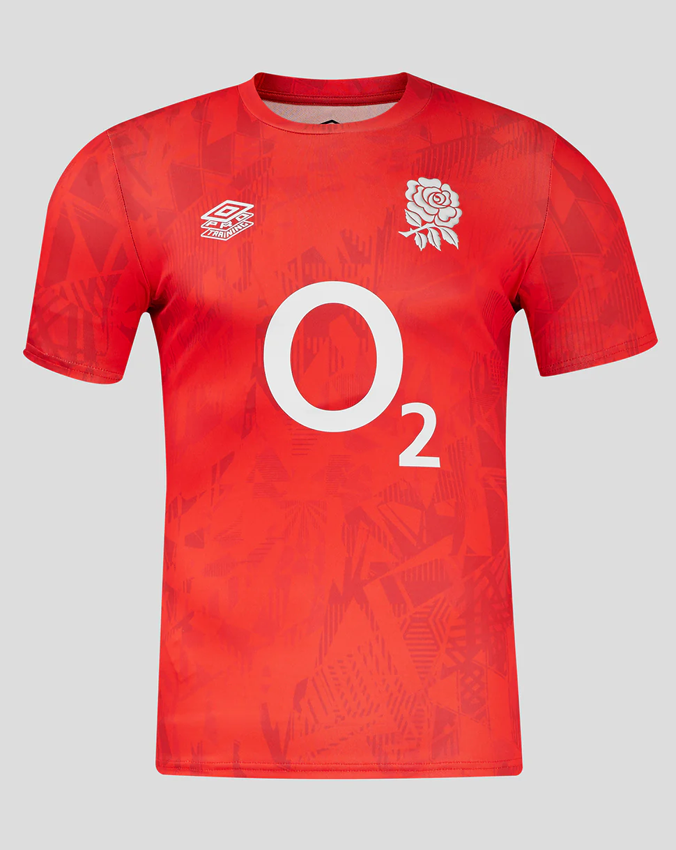 England Rugby Women's Red Roses Warm Up Jersey (O2)