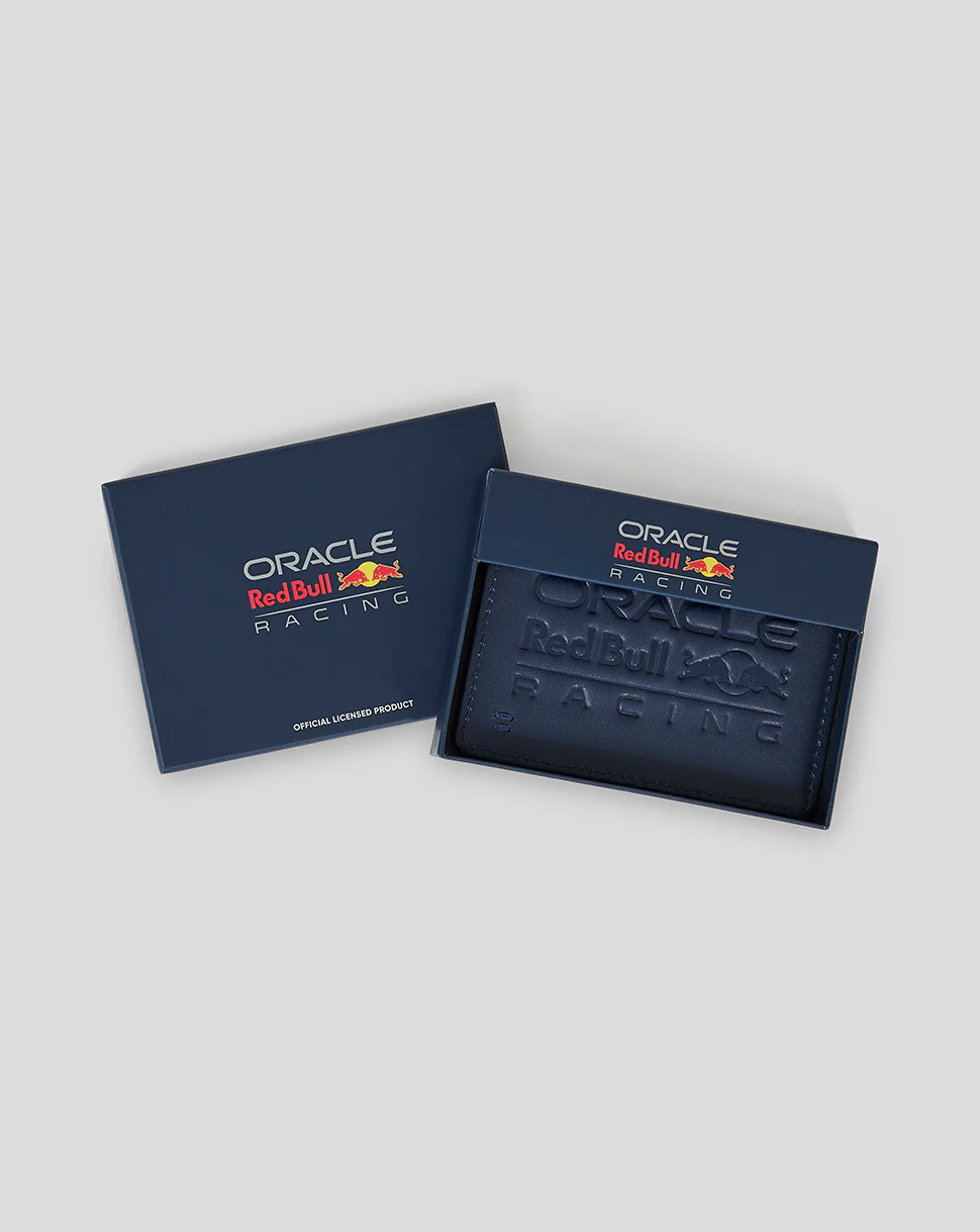 ORACLE RED BULL RACING LEATHER CARDHOLDER - NIGHT SKY