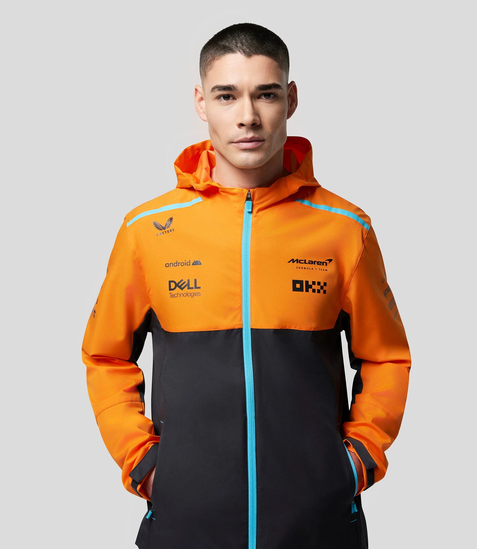 McLAREN MEN'S LIGHTWEIGHT RAIN JACKET 23 - AUTUMN GLORY