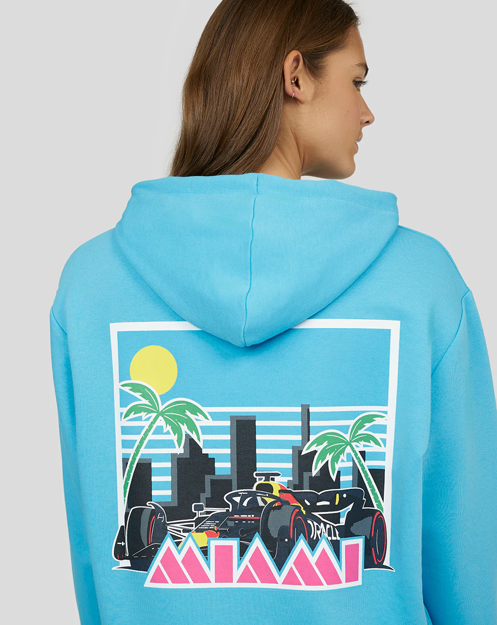 ORACLE RED BULL RACING UNISEX MIAMI OVERHEAD HOODIE - BLUE