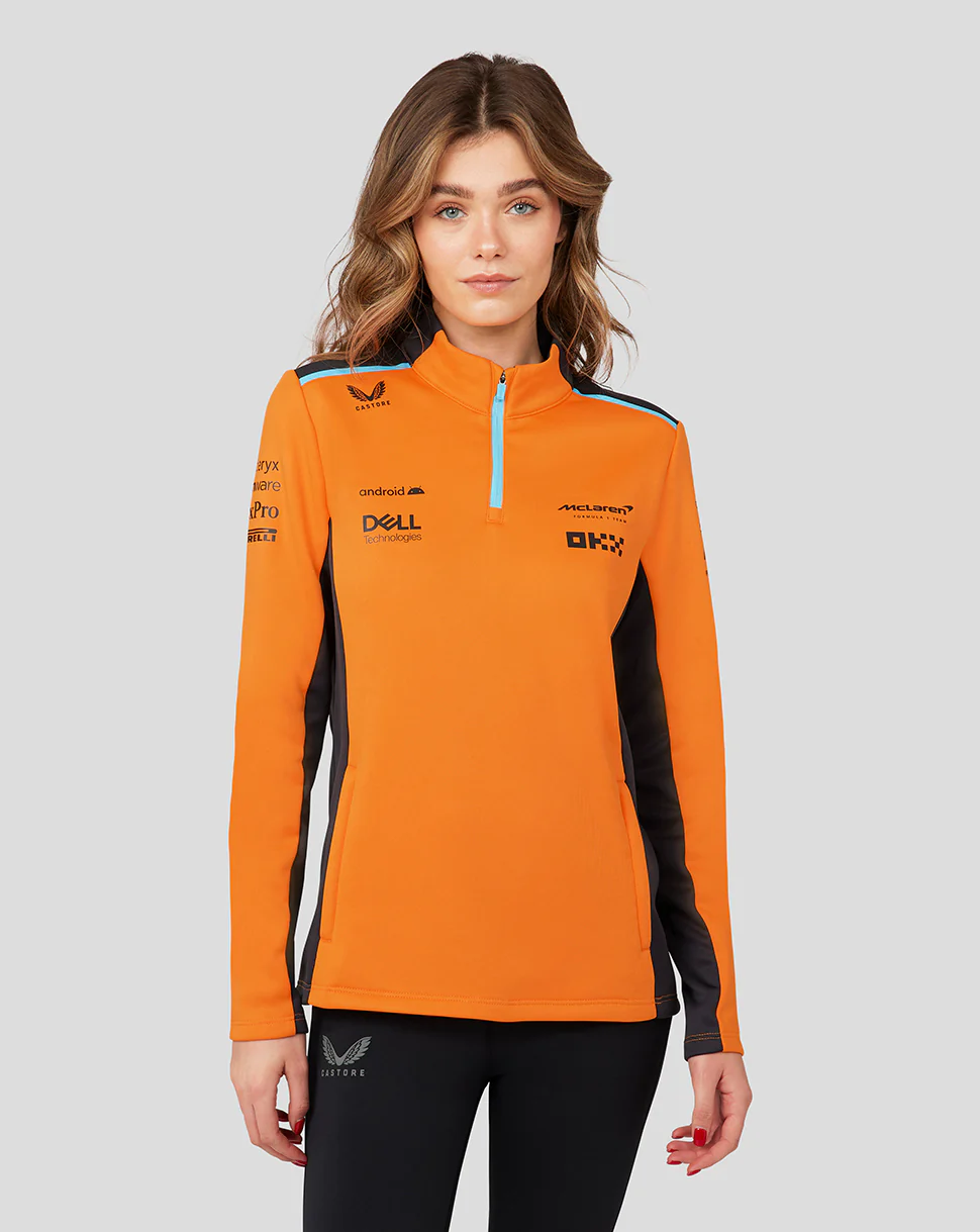 McLAREN WOMEN'S QUARTER ZIP TOP - AUTUMN GLORY